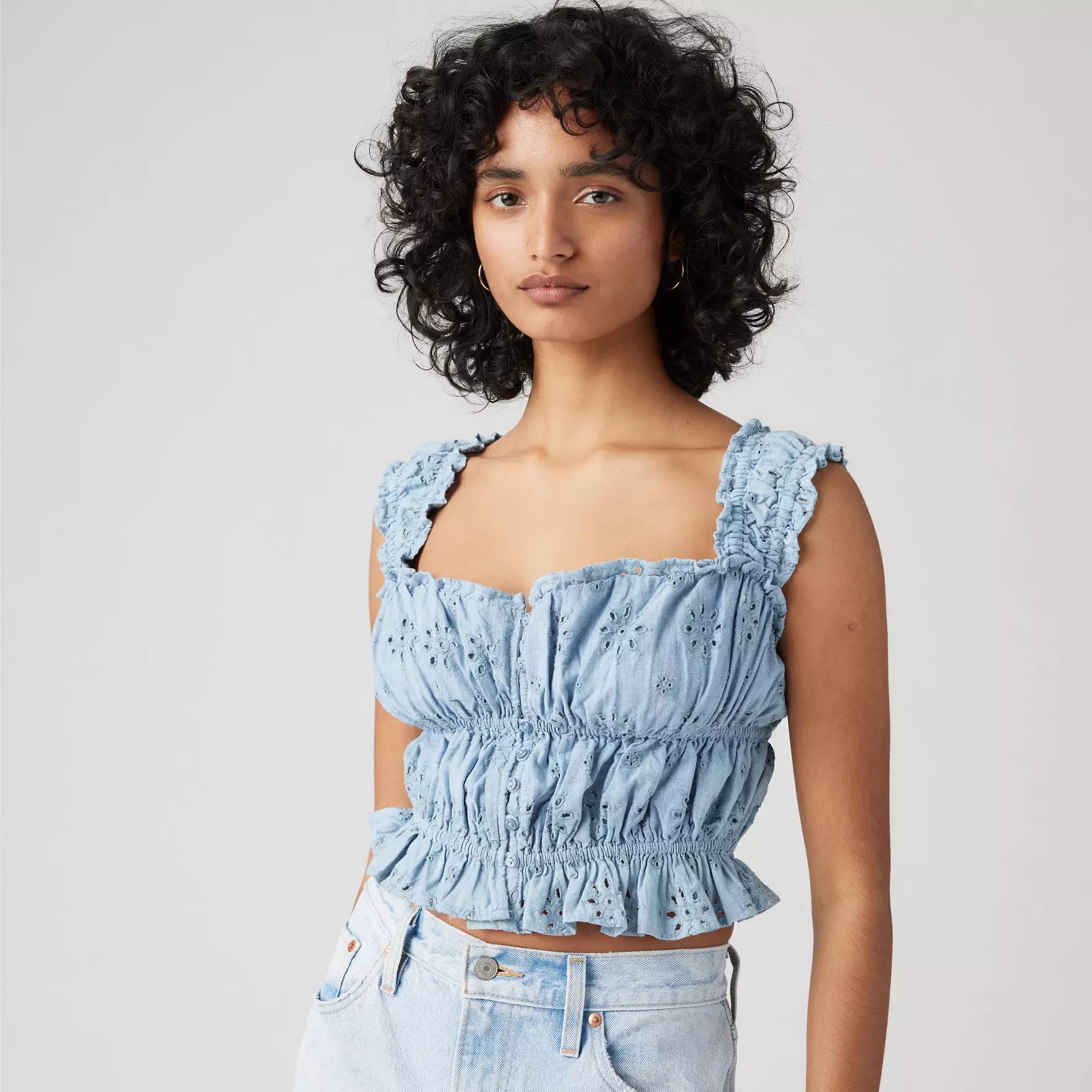 Levi's Amaya Women's Casual Blouse - Stylish Button-Up Shirt for Everyday Wear, Office & Outings