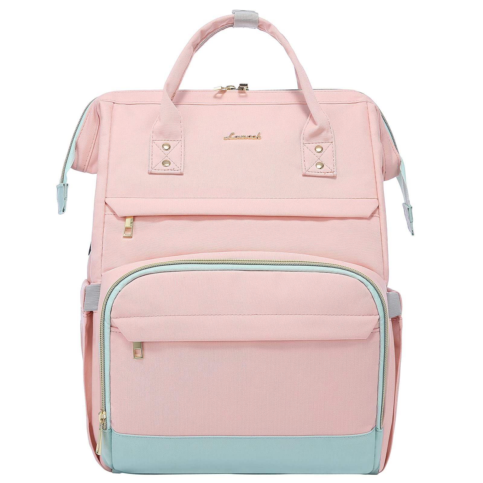 LOVEVOOK Women's 15.6 Inch Laptop Backpack - Large Capacity Waterproof Work Bag for Travel, Nursing, Teaching & College | Stylish Durable Computer Backpack for Business, Commuting & Daily Use