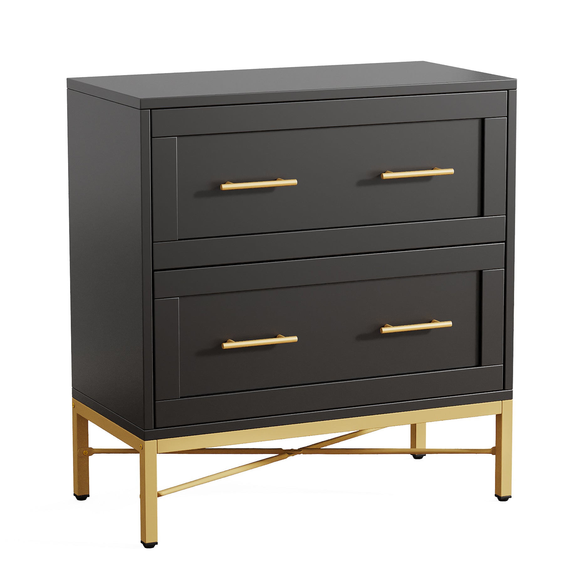 2-Drawer Lateral File Cabinet - Heavy Duty Metal Storage Cabinet with Lock, Printer Stand for Office & Home Organization - Perfect for Documents, Files & Office Supplies Storage