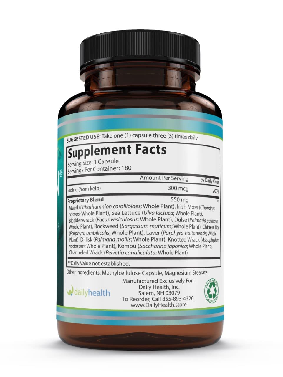 Seatrition 6 Bottles 1080 Capsules - Premium Omega-3 Fish Oil Supplement for Heart, Brain & Joint Health | Supports Cognitive Function & Cardiovascular Wellness | Ideal for Adults & Seniors Daily Nutrition
