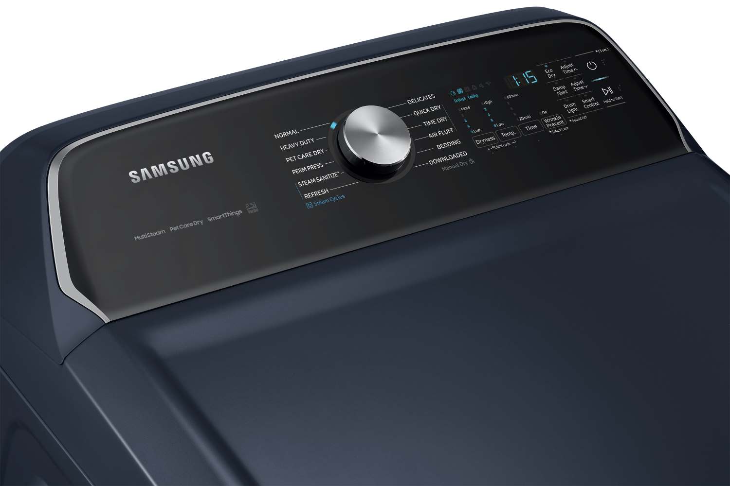 Samsung 6.1 cu.ft Top Load Washer with Pet Care & Agitator & 7.4 cu.ft Smart Dryer Set - WA53CG7155ADA4/DVE54CG7155DAC - Perfect for Pet Owners & Large Families Laundry Needs
