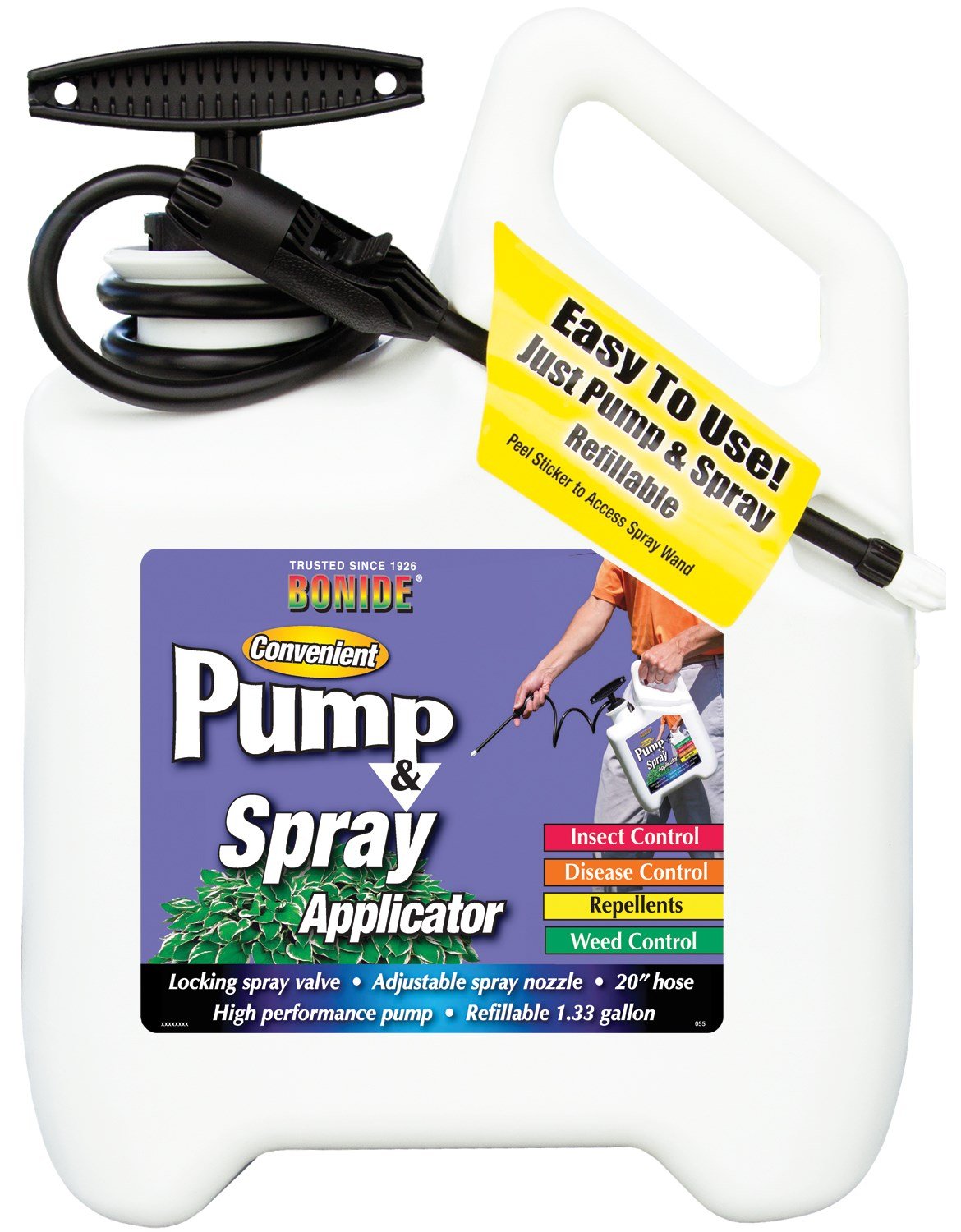 3-Pack Gallon Pump and Spray Dispenser - Heavy Duty Liquid Dispenser for Water, Oil, Chemicals - Perfect for Home, Garden, Garage, and Industrial Use