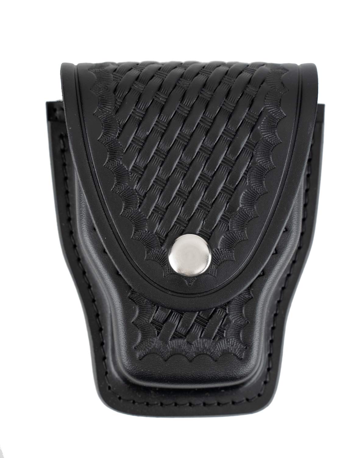 Genuine Leather Single Handcuff Case - Police Handcuff Holder & Cuff Pouch for Law Enforcement, Security Guards & First Responders - Durable Leather Handcuff Storage for Duty Belts & Tactical Gear