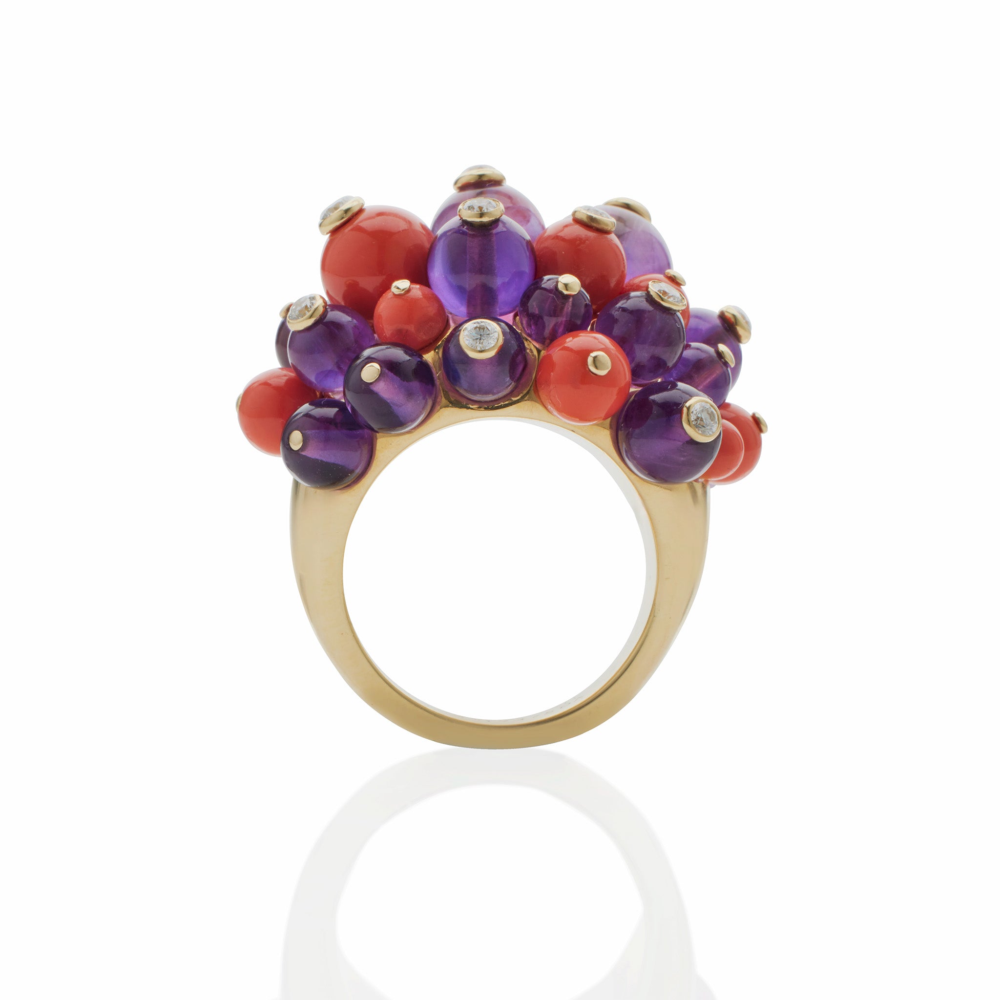 Cartier Paris Les Délices de Goa Boule Ring - 18K Gold Luxury Jewelry for Women, Elegant Statement Ring for Parties, Weddings & Special Occasions