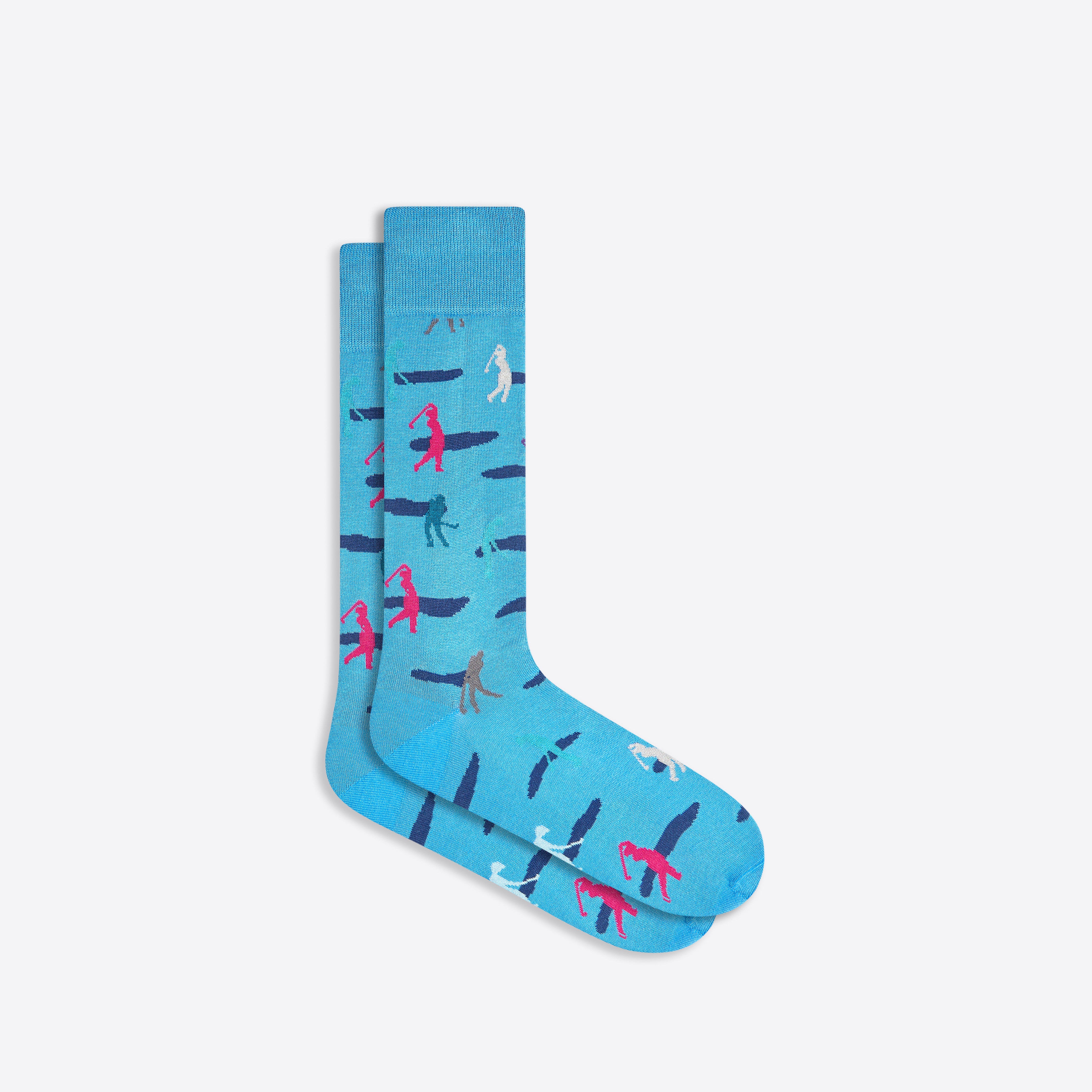 Breathable Golf Mid Calf Socks for Men & Women - Moisture Wicking Athletic Socks for Golfing, Running & Sports - Comfortable Performance Socks
