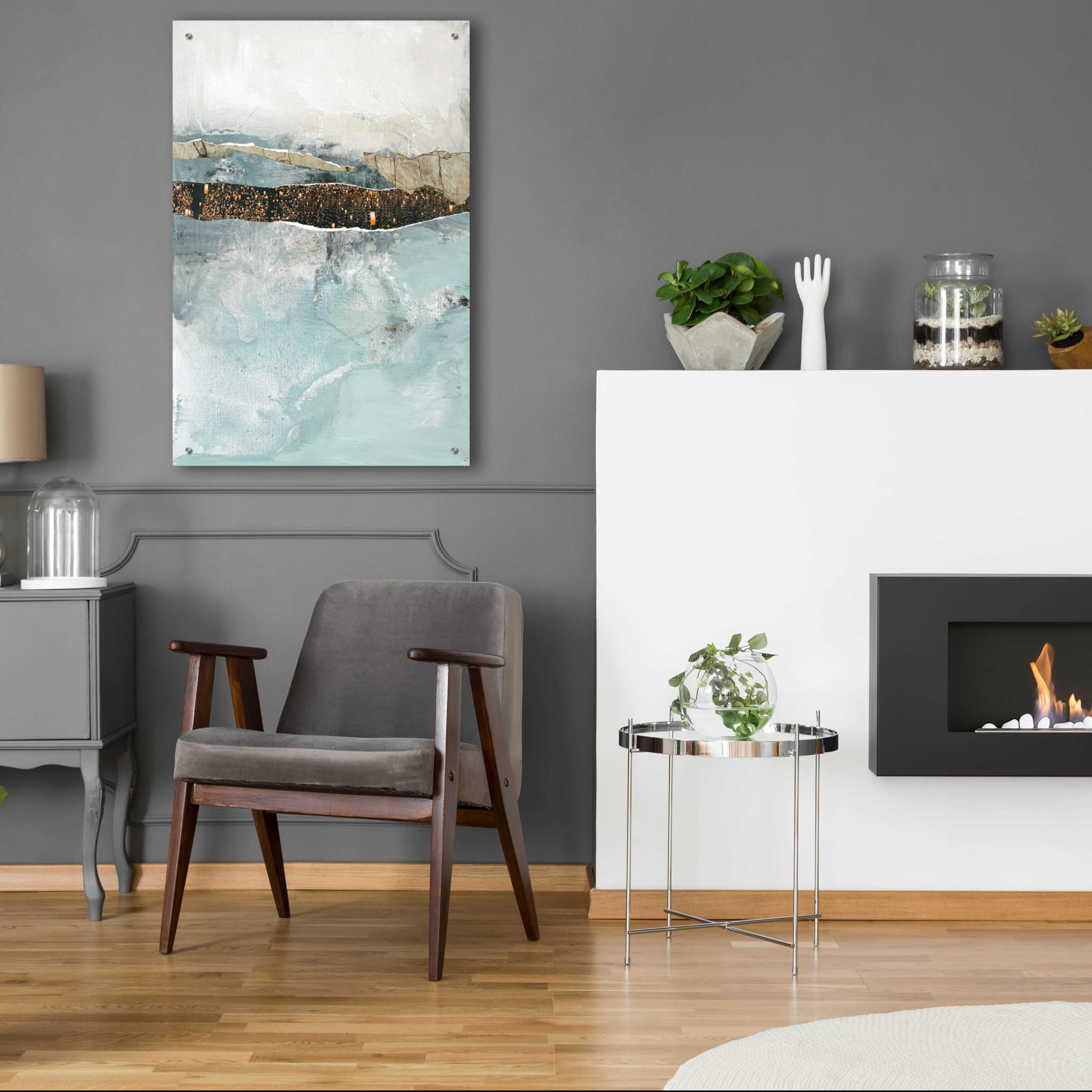 Epic Art 'Art Piece 2' by Design Fabrikken - Modern Acrylic Glass Wall Art Decor 24x36 Inches - Perfect for Living Room, Bedroom & Office Decor
