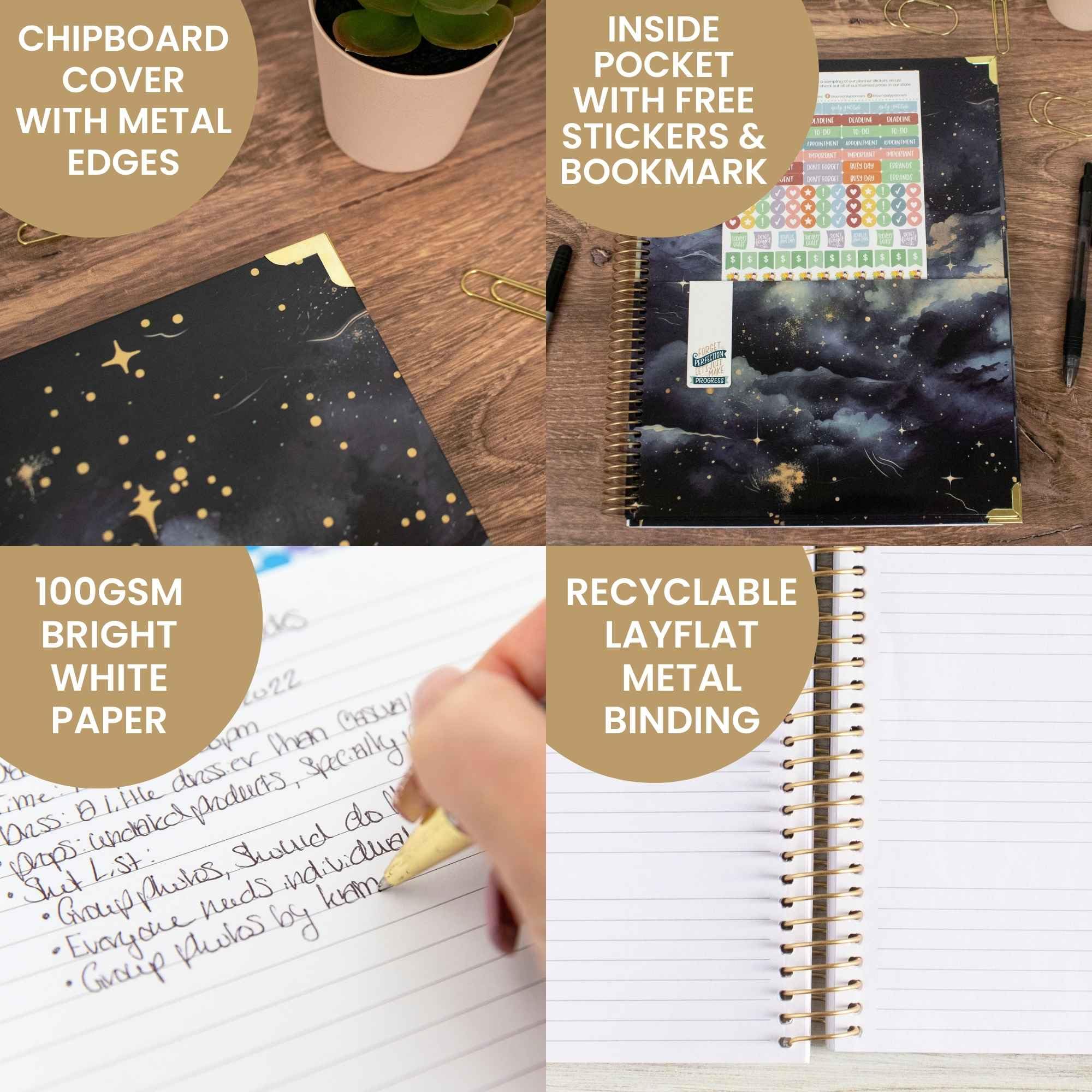 Bloom 2025 Hardcover Daily Planner - 8.5