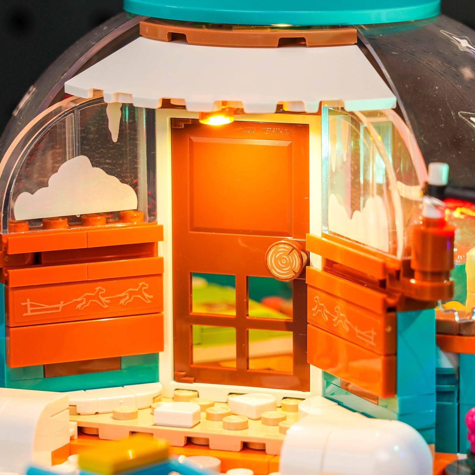 LED Lighting Kit for Igloo Holiday Adventure LEGO 41760 - Illuminate Aurora Beauty with Friends | Perfect for LEGO Displays, Nighttime Play & Winter-Themed Decorations