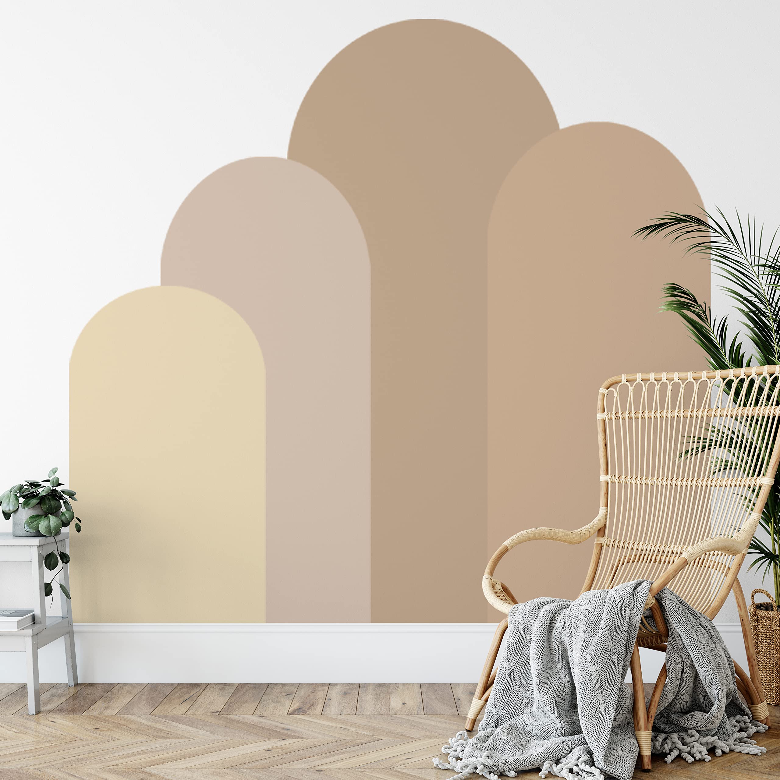 Large Arch Set - Minimalist Home Decor & Abstract Wall Decal for Modern Living Room, Bedroom or Office Wall Art