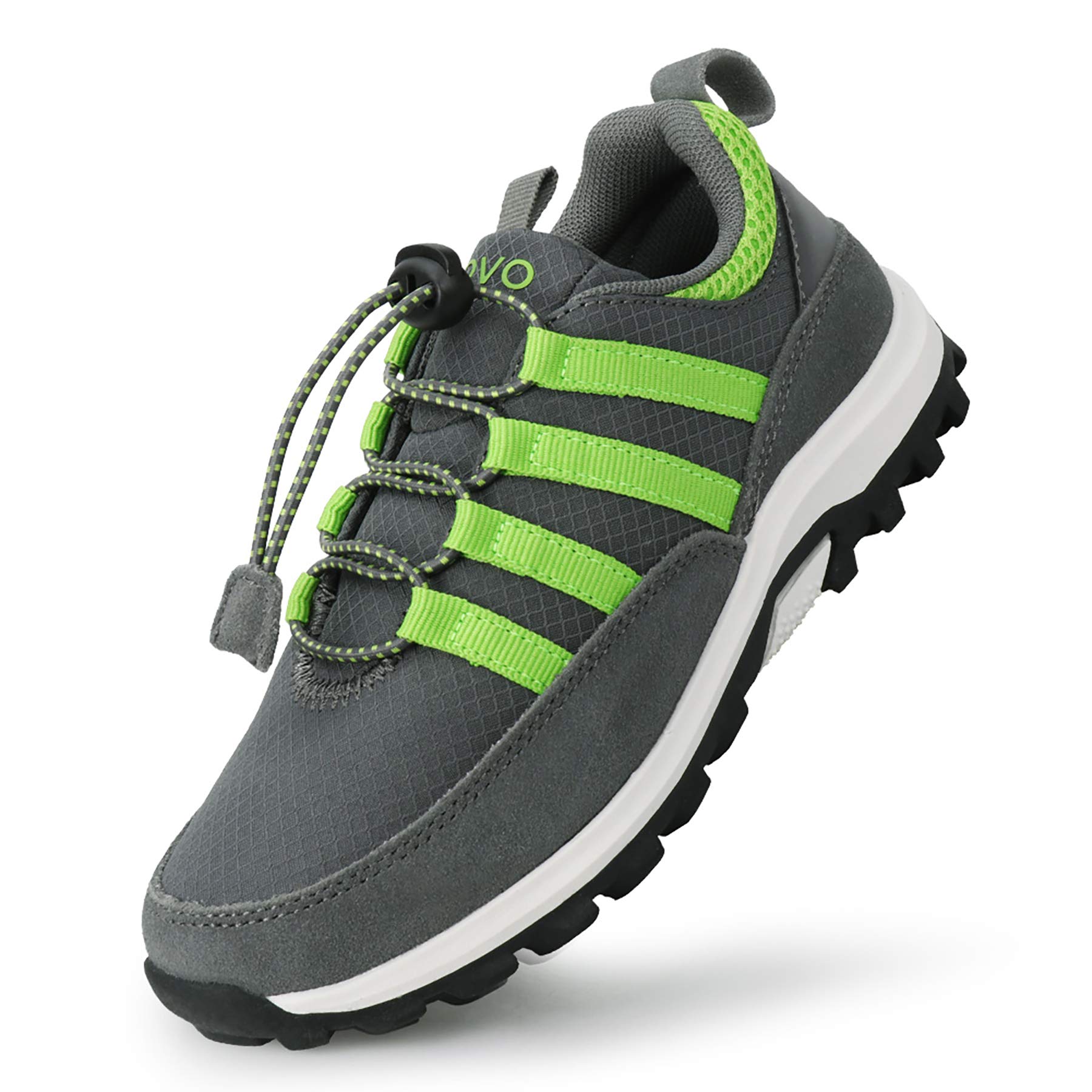**UOVO Boys' Sneakers - Waterproof Running & Hiking Shoes for Kids - Non-Slip Athletic Outdoor Shoes for Little & Big Boys - Perfect for School, Sports & Play**