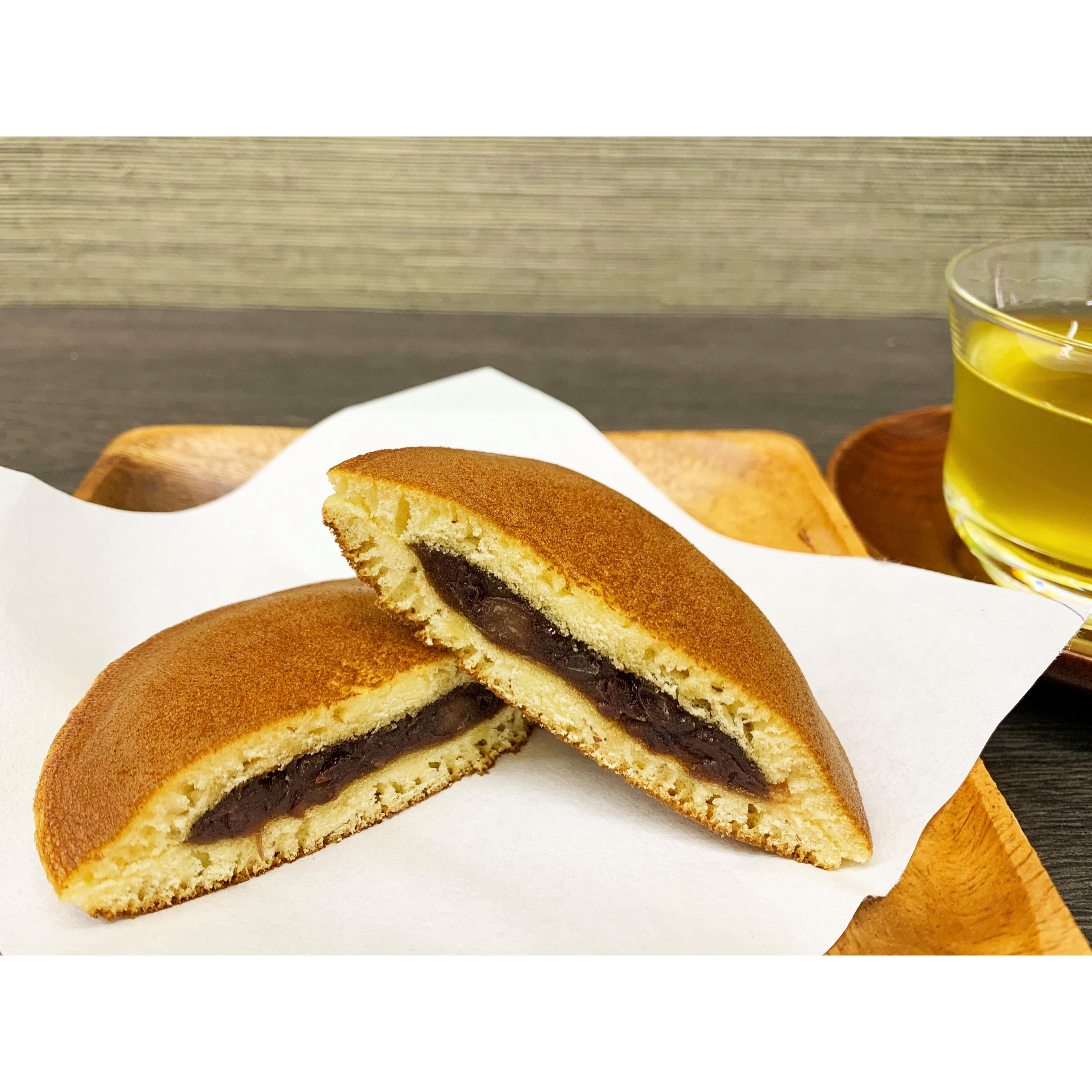 Organic Dorayaki Pancake with Azuki Red Bean Filling - 1 Piece | North Colors | Additive-Free Japanese Snack for Breakfast, Dessert & Tea Time
