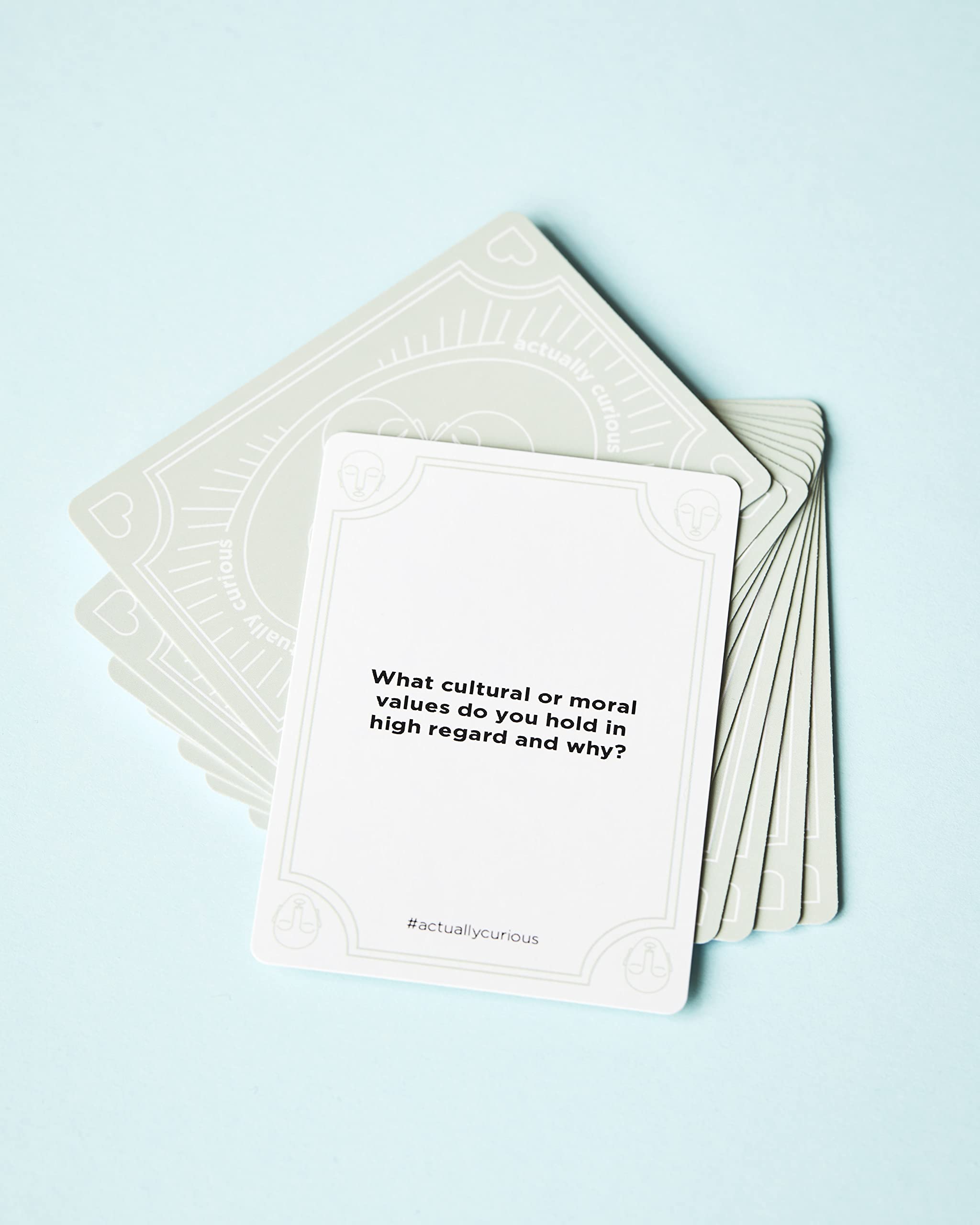 Original Deep Conversation Cards for Couples & Families - Therapy Game for Anxiety Relief, Counselor Office Must-Have | Fun Icebreaker & Bonding Activity for Date Nights, Group Therapy & Family Game Nights