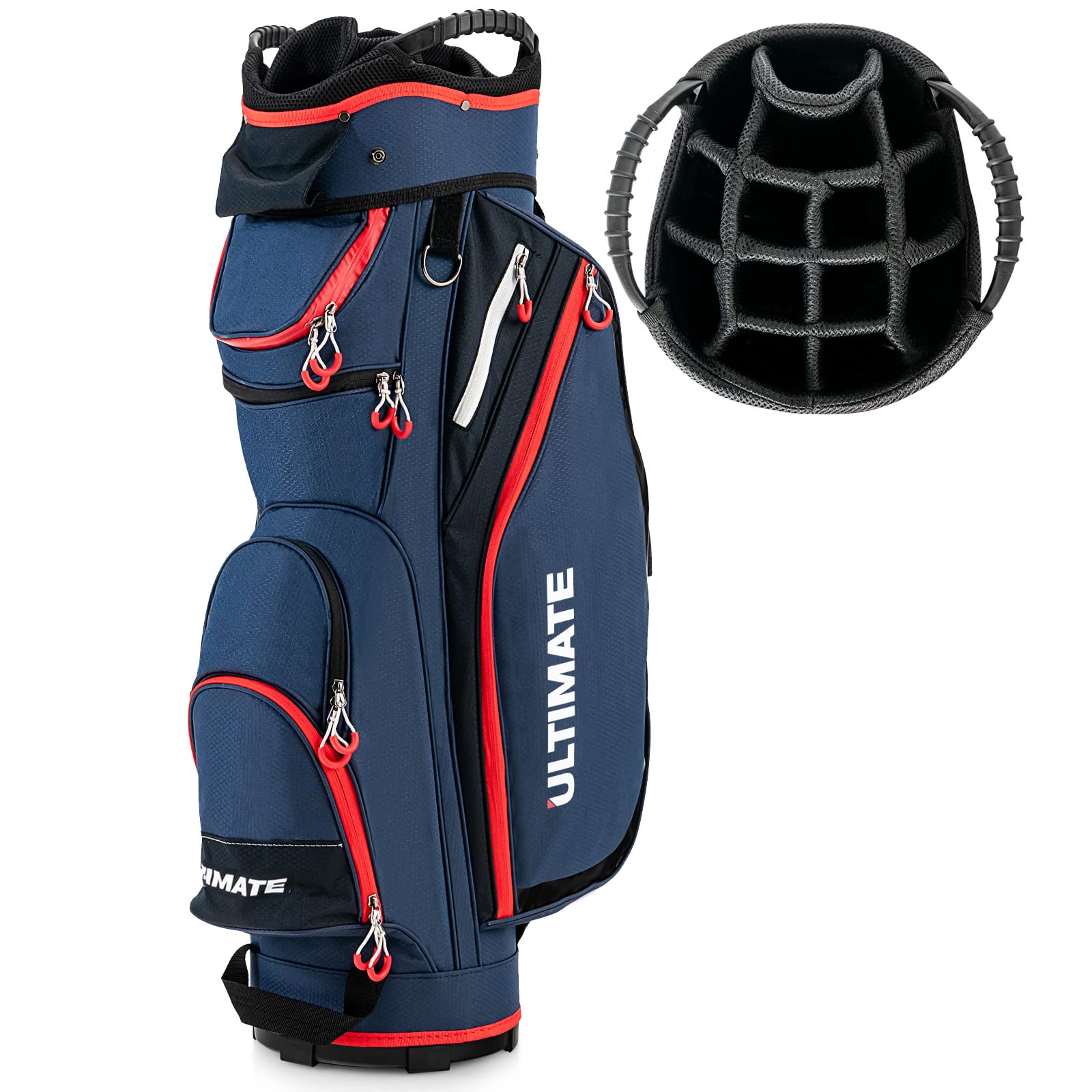 **Tangkula Premium Golf Cart Bag with 14-Way Divider - Durable & Water-Resistant Golf Stand Bag for Men & Women - Perfect for Golf Courses, Driving Ranges & Tournaments**