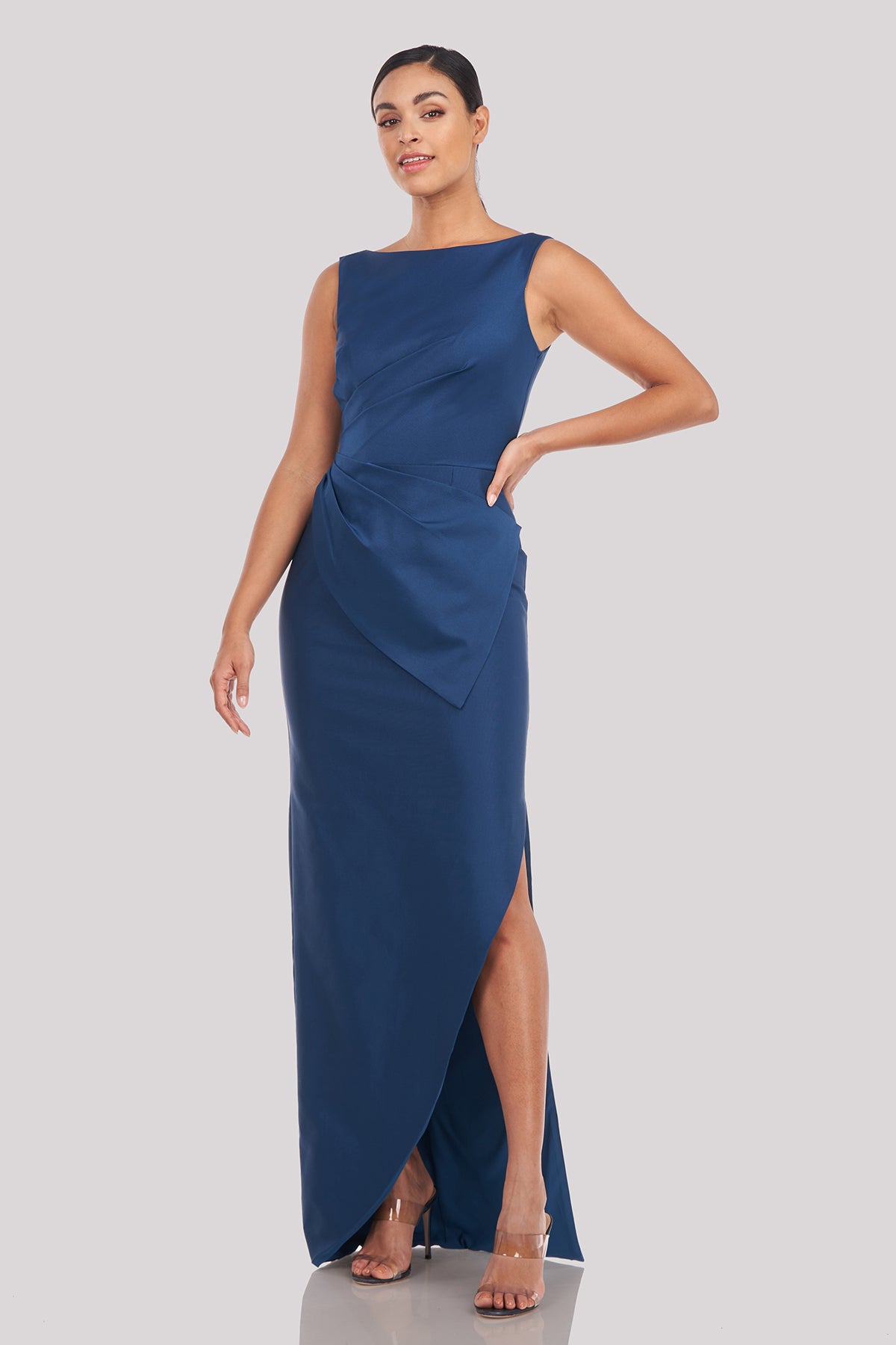 Elegant Felix Column Gown - Flowy Maxi Dress for Women | Perfect for Weddings, Parties & Special Occasions