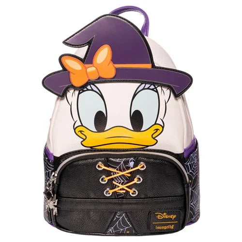 Disney Daisy Duck Halloween Mini Backpack - Daisy Witch Cosplay Purse for Kids & Adults | Entertainment Earth Exclusive | Perfect for Trick-or-Treating, Halloween Parties & Disney Themed Events