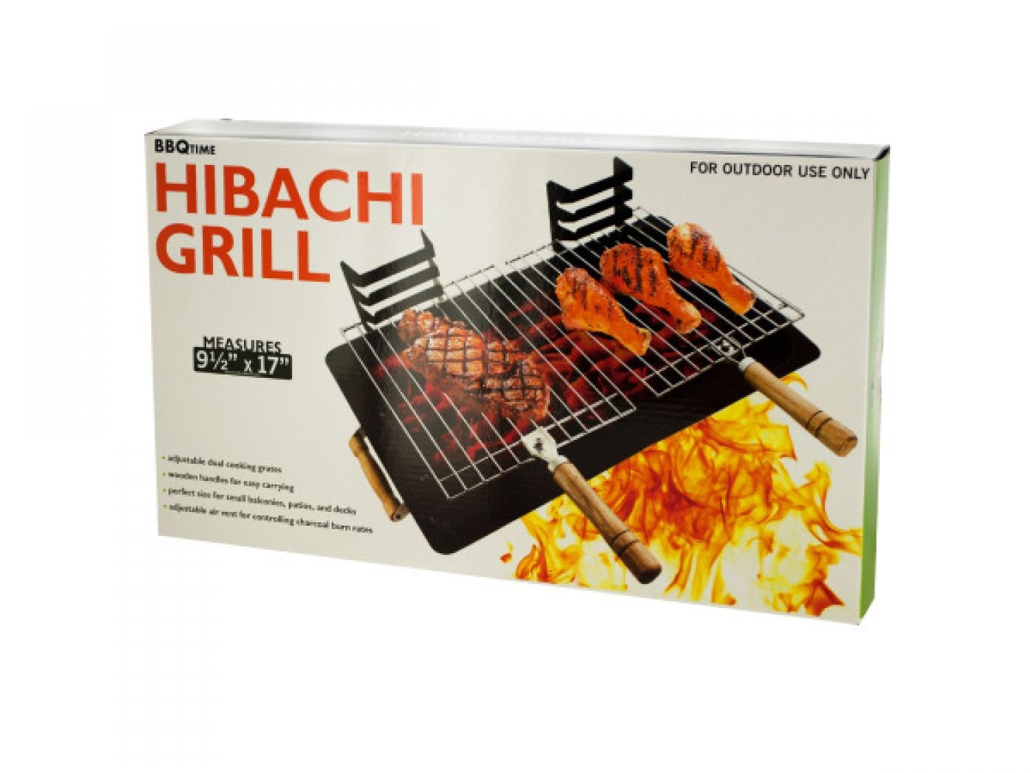 StarSun Depot Hibachi Grill Set of 3 - Portable BBQ Grill with Screens & Baskets for Outdoor Cooking, Camping, Picnics and Backyard Parties