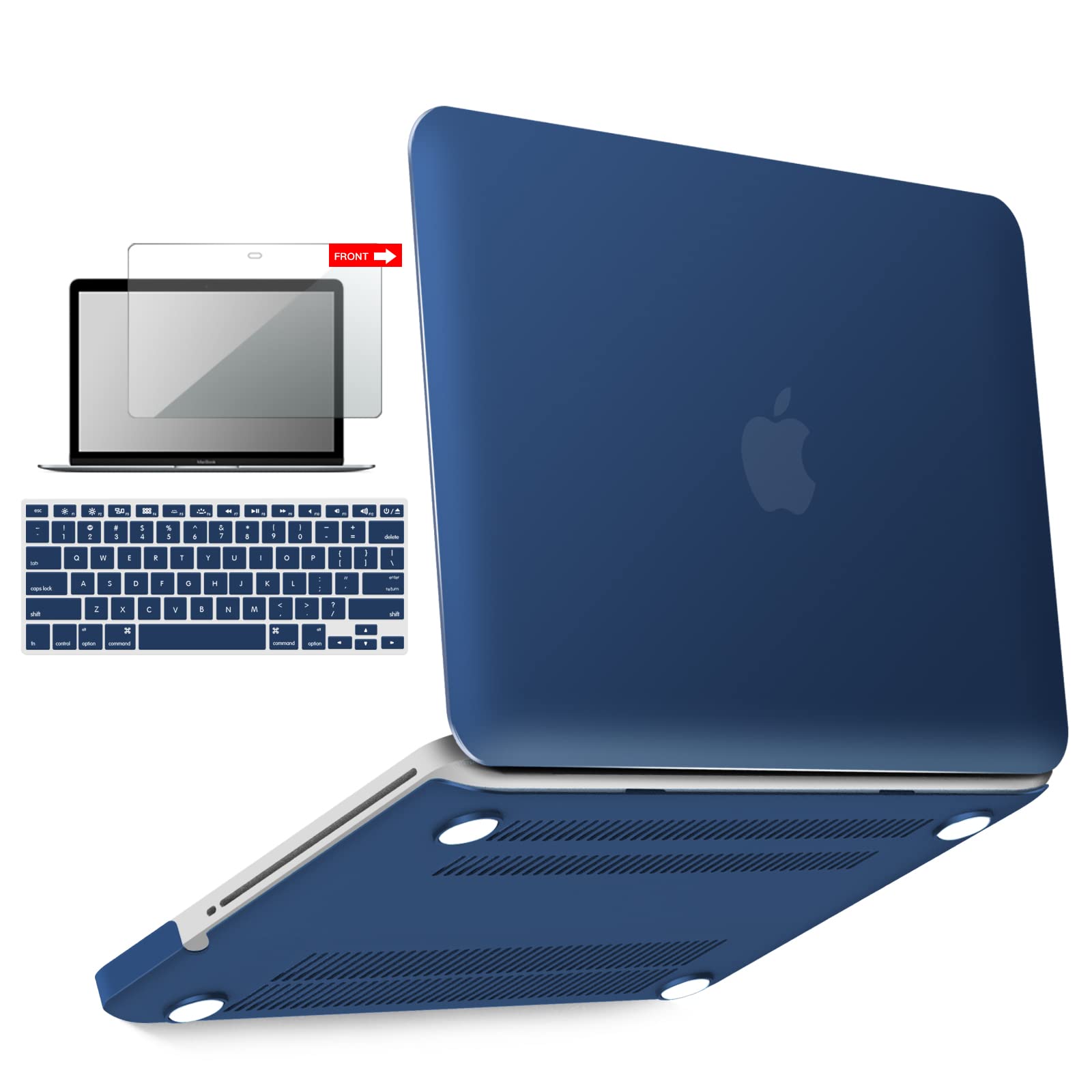 IBENZER Hard Plastic Protective Case for MacBook Pro 13 Inch A1278 (2008-2012 Models) with Keyboard Cover & Screen Protector - Compatible with Older Mac Pro 13