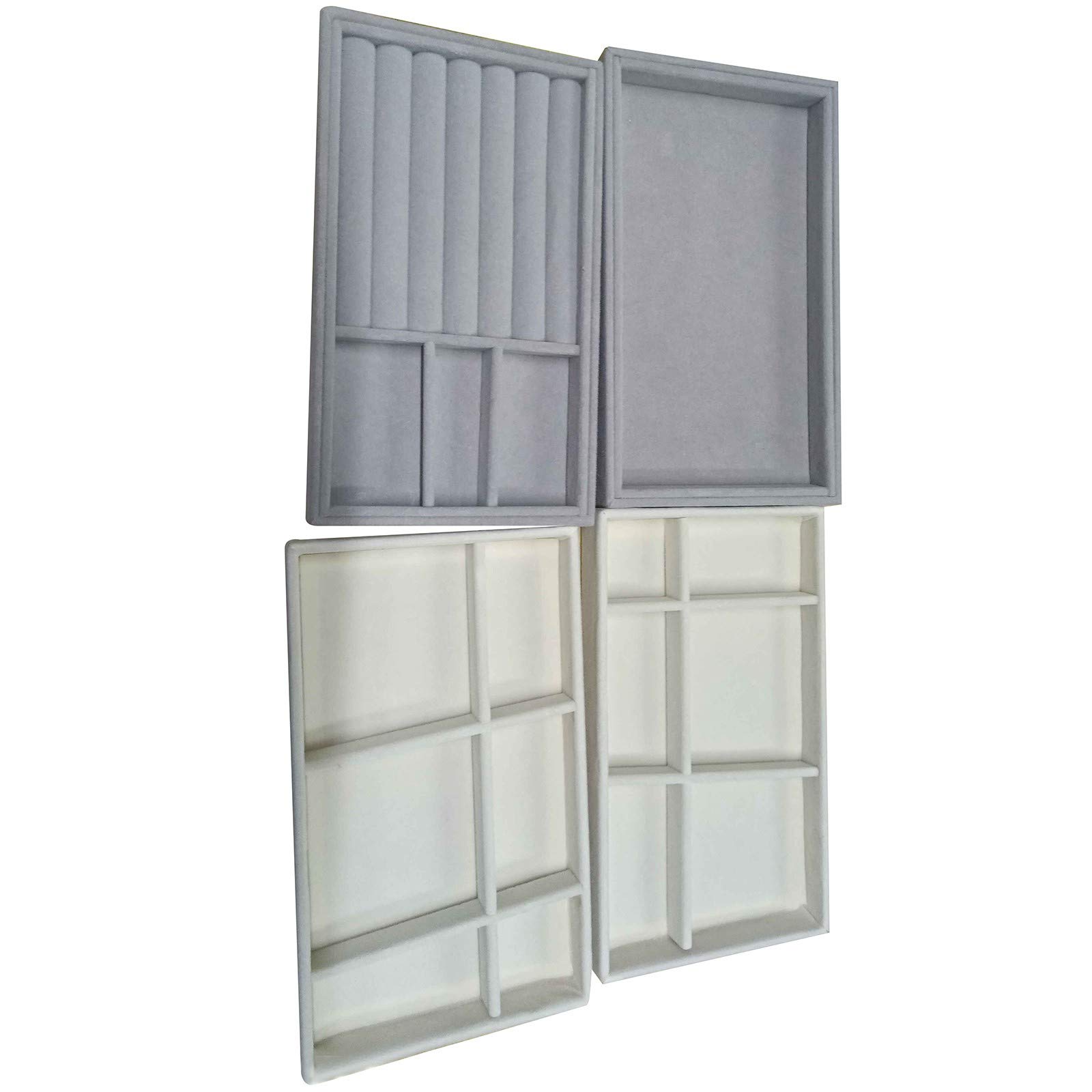 Elegant Jewelry Organizer Box for Women - Travel Jewelry Storage Case with Flannel Lining, Earring & Ring Display Holder - Perfect Gift for Girls, Brides & Travelers (One Size) - Ideal for Home, Office & Vacation Use