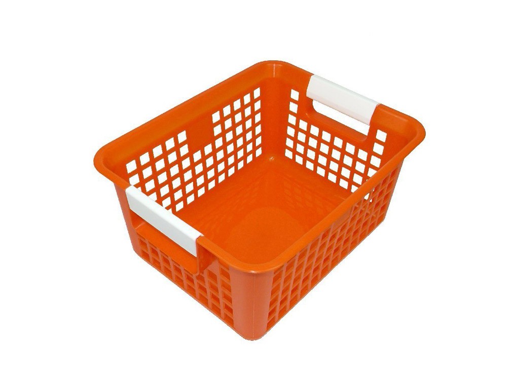 Red Book Baskets - Stylish Storage for Books, Magazines & Home Decor - Perfect for Living Room, Bedroom or Office Organization