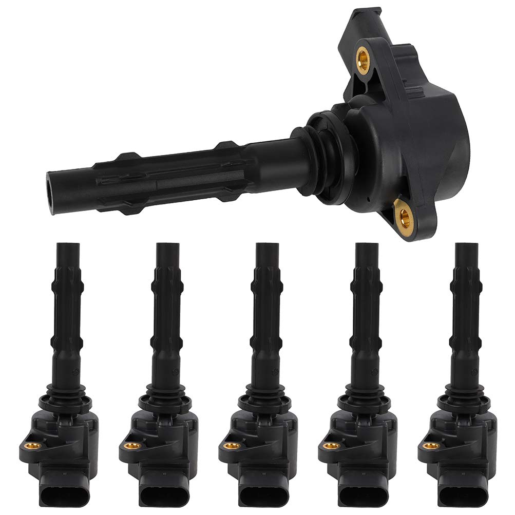 6-Pack Ignition Coil Compatible with Mercedes-Benz R350 E550 S450 R550 CL550 CLK550 & Dodge/Freightliner Sprinter 2500 3500 (4.6L 4.7L 5.5L V8 3.5L 2006-2011) - Replaces UF535 UF585 C1691 - Perfect for Engine Performance & Smooth Driving