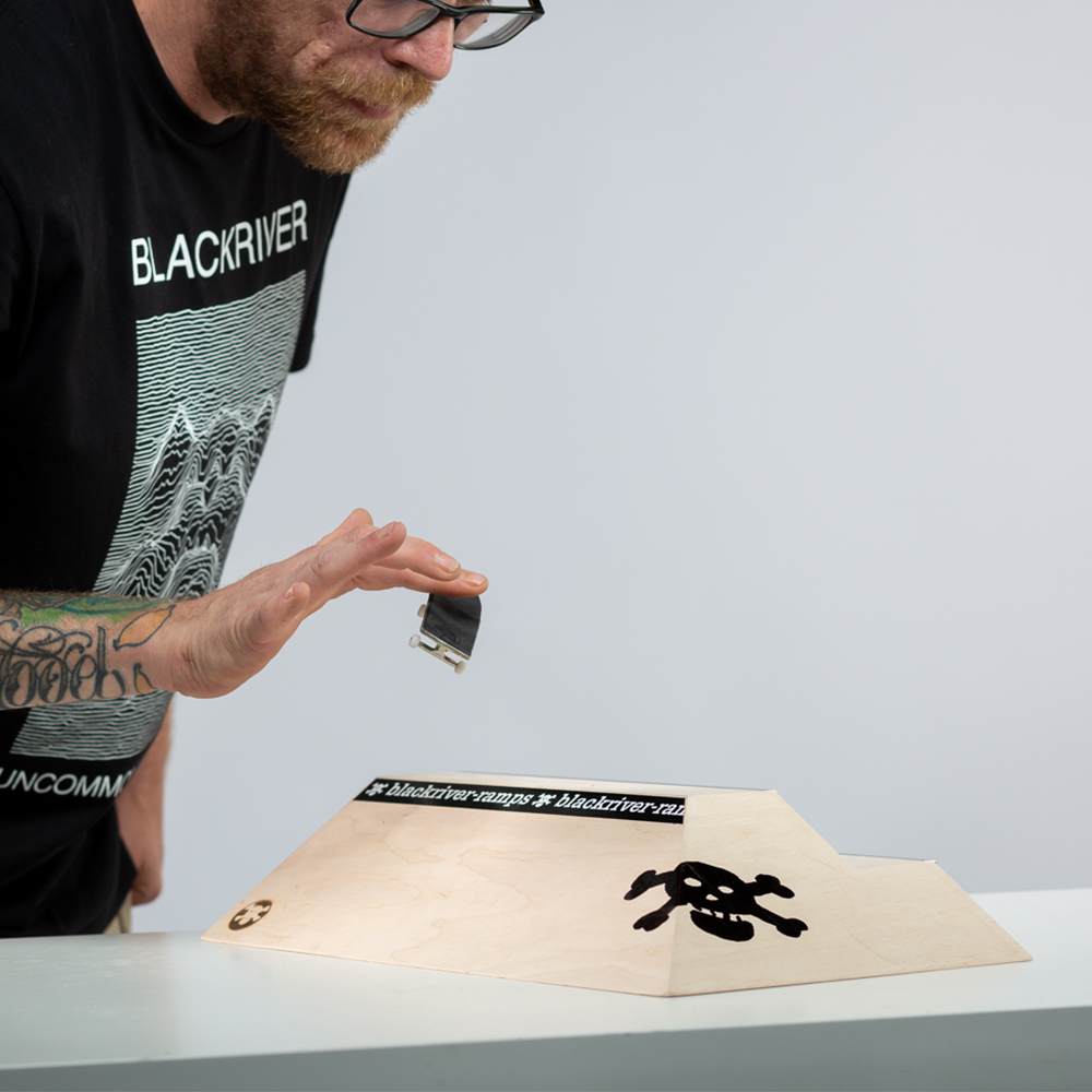 Blackriver Fingerboard Ramps Box 5 - Professional Finger Skateboard Obstacle for Skate Park Simulation & Trick Practice - Perfect for Home, Office & School Play