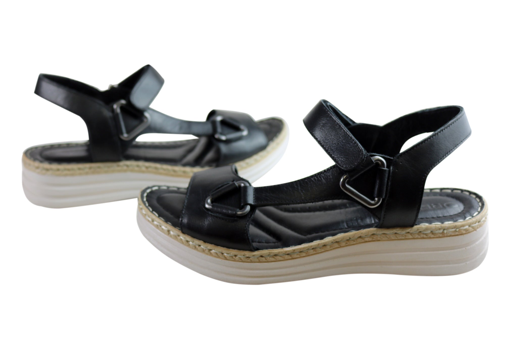 Orizonte Amori Women's Comfortable Leather Sandals - European Style Summer Walking Shoes for Beach, Vacation & Casual Outings