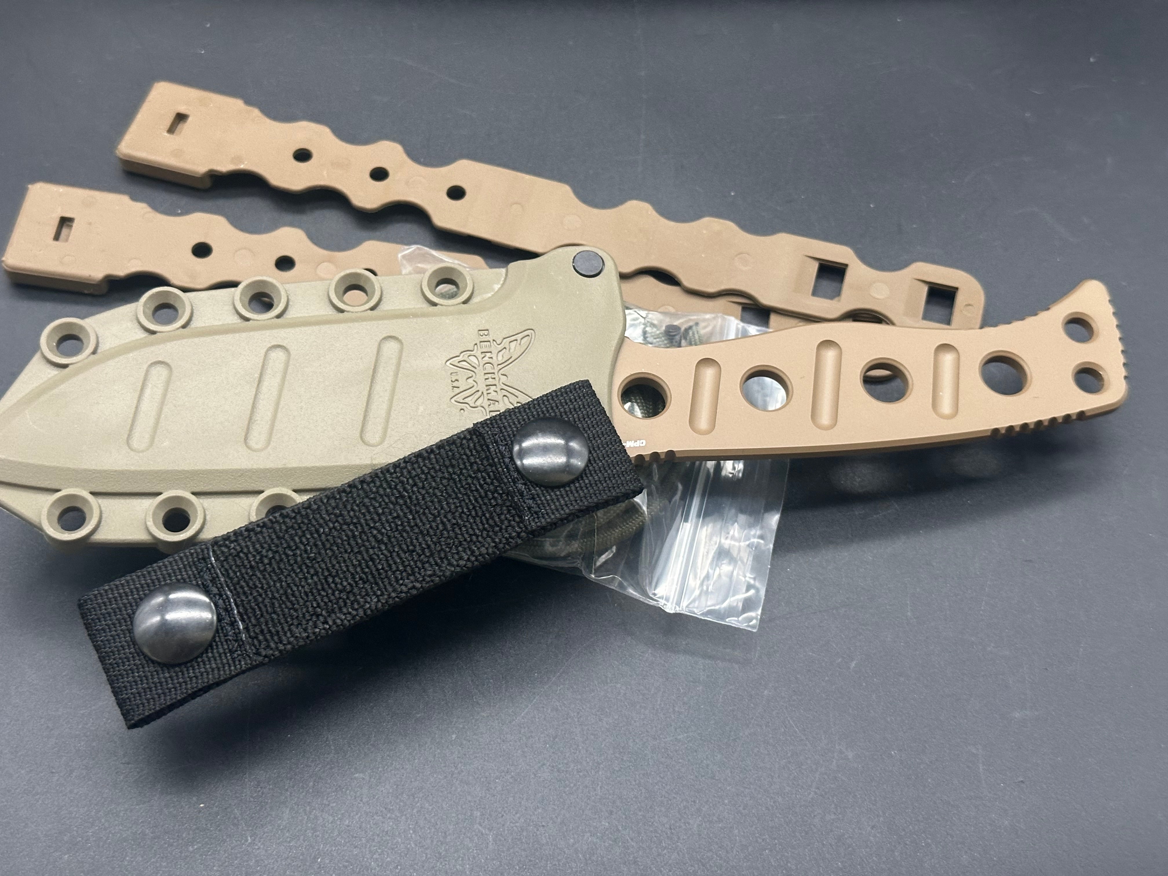 Benchmade 375FE Fixed Adamas Fixed Blade Knife - 4.2