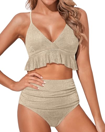 Beige-shiny Fabric