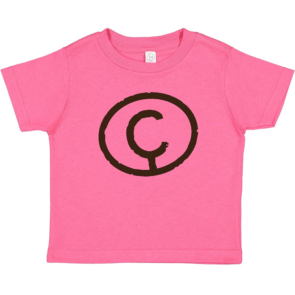 Inktastic Monogram Letter C Baby T-Shirt - Personalized Cotton Tee for Infants & Toddlers - Perfect for Family Photos, Birthday Gifts & Everyday Wear