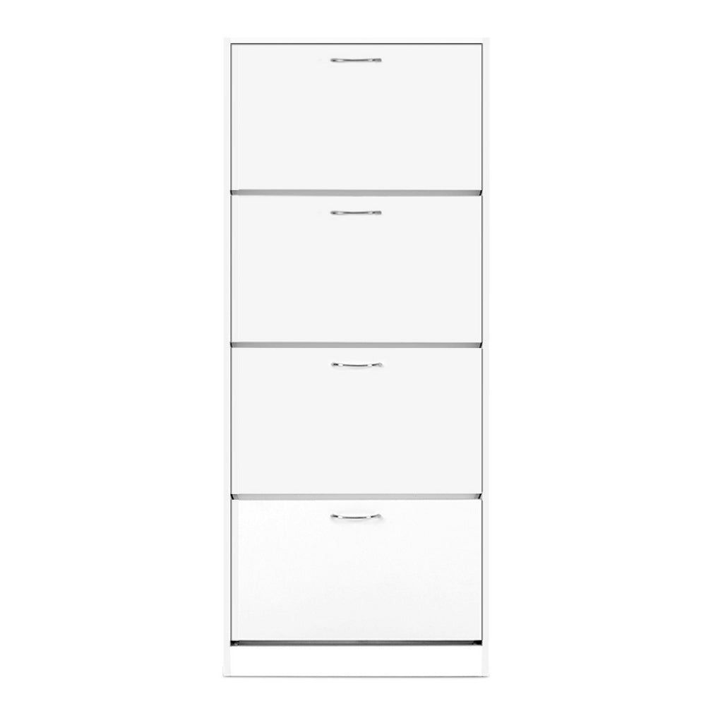 60 Pair Shoe Storage Cabinet - Space Saving Shoe Rack Organizer with Drawers for Closet, Entryway & Bedroom Organization