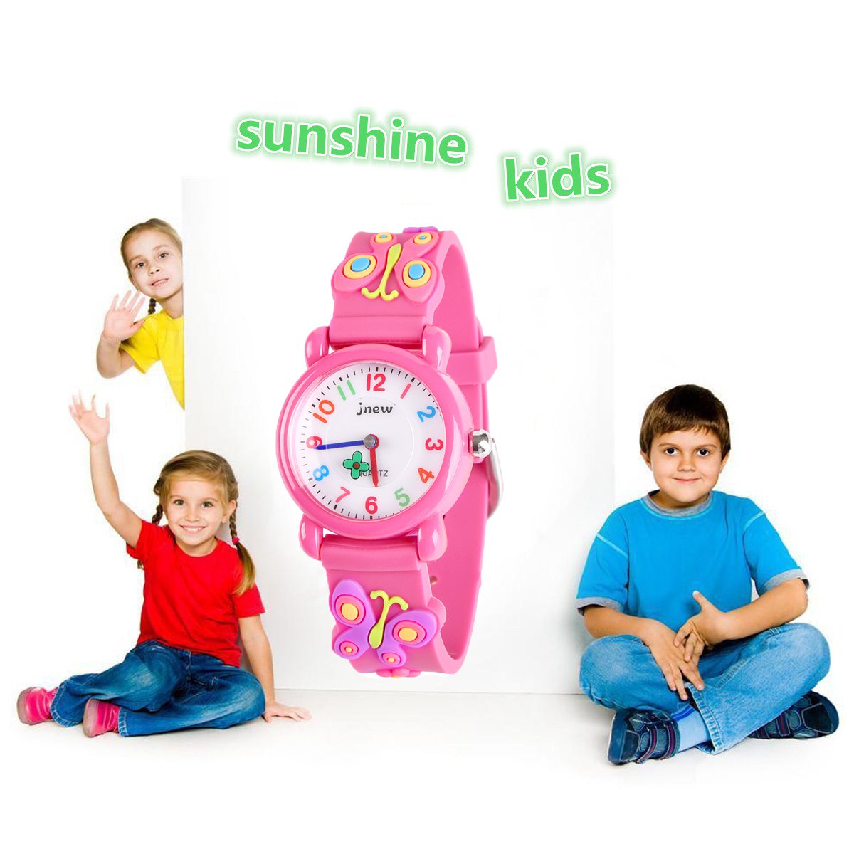 **3D Cartoon Waterproof Kids Watch for Girls Ages 3-8 - Cute & Durable Toddler Watch - Perfect Gift for Birthdays, Christmas & Daily Wear**