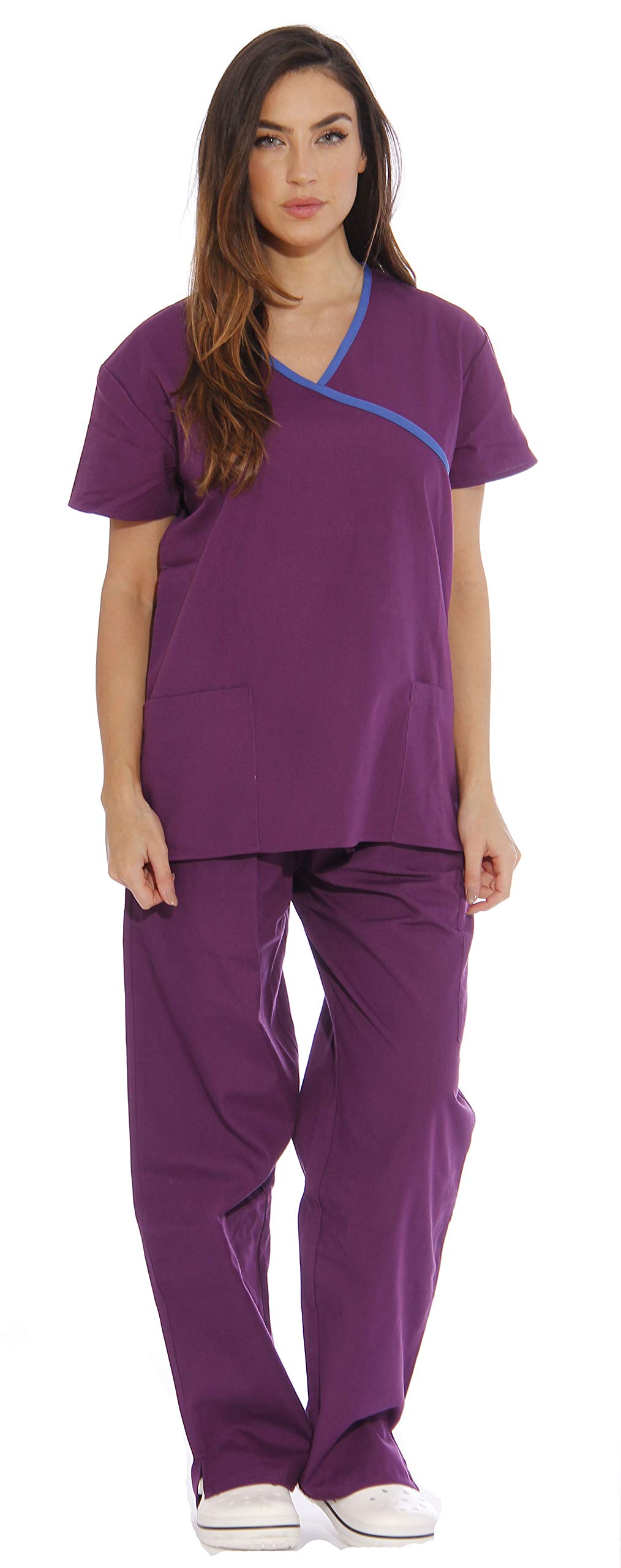 Just Love Women's Mock Wrap Outfits - Stylish & Comfortable 2-Piece Sets for Casual Wear, Work & Date Nights