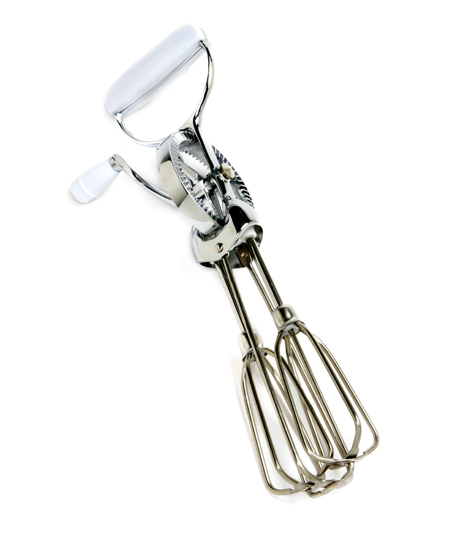 Norpro Classic Hand Crank Egg Beater - 12 Inch 18/10 Stainless Steel Whisk for Baking, Cooking & Mixing - Perfect for Eggs, Pancakes, Sauces & Desserts