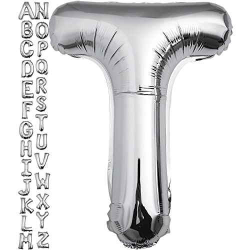 Silver Letter T