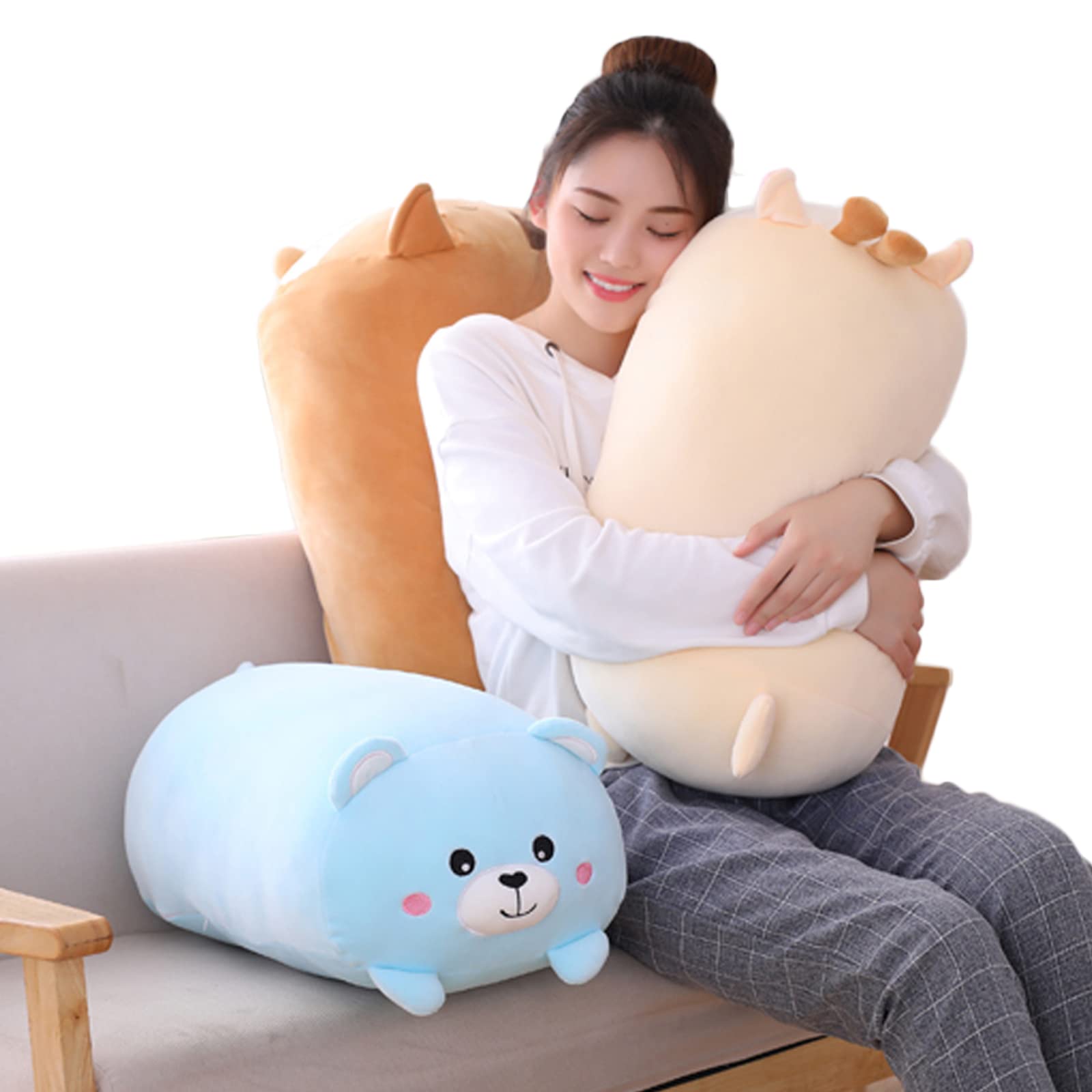 Soft Bear Plush Pillow - 33.5