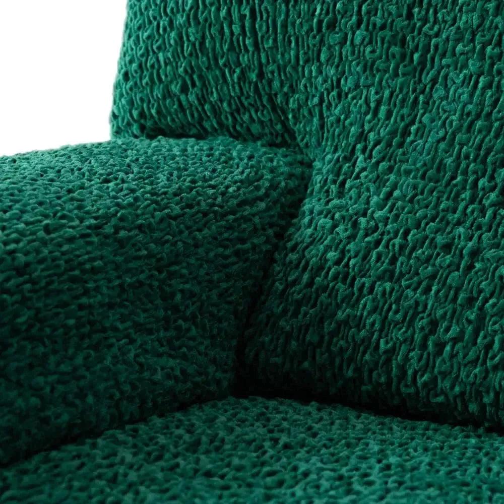 Velvet Reclining Armchair Slipcover - Soft Stretch Fabric Cover for Living Room, Bedroom, or Office - Easy to Install & Machine Washable