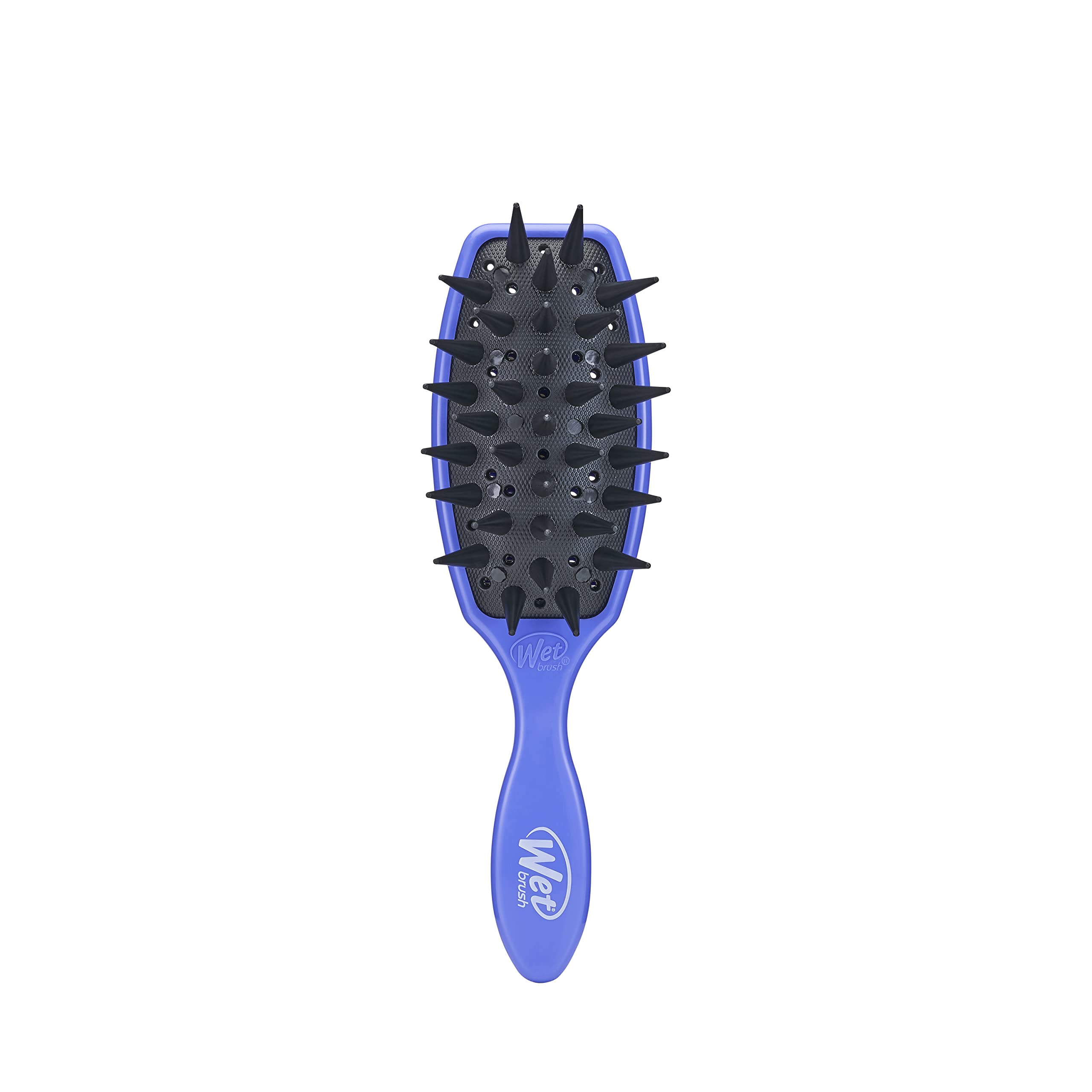 Wet Brush Custom Care Treatment Brush for Detangling Wet & Dry Hair - Purple | Gentle Hairbrush for Smooth & Shiny Hair - Perfect for Home, Travel & Salon Use