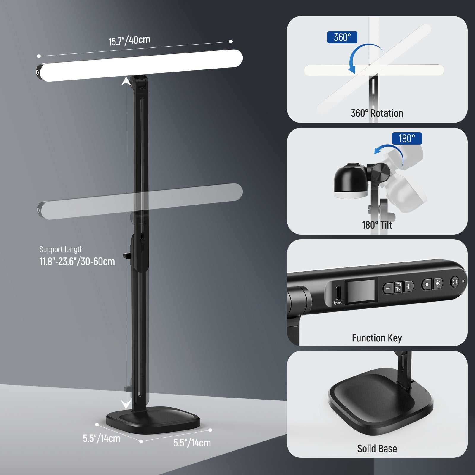 NEEWER TL40 LED Light Bar for Streaming, Photography & Video - Dimmable RGB Lighting with Remote Control - Perfect for YouTube, TikTok, Gaming Setup & Home Studio