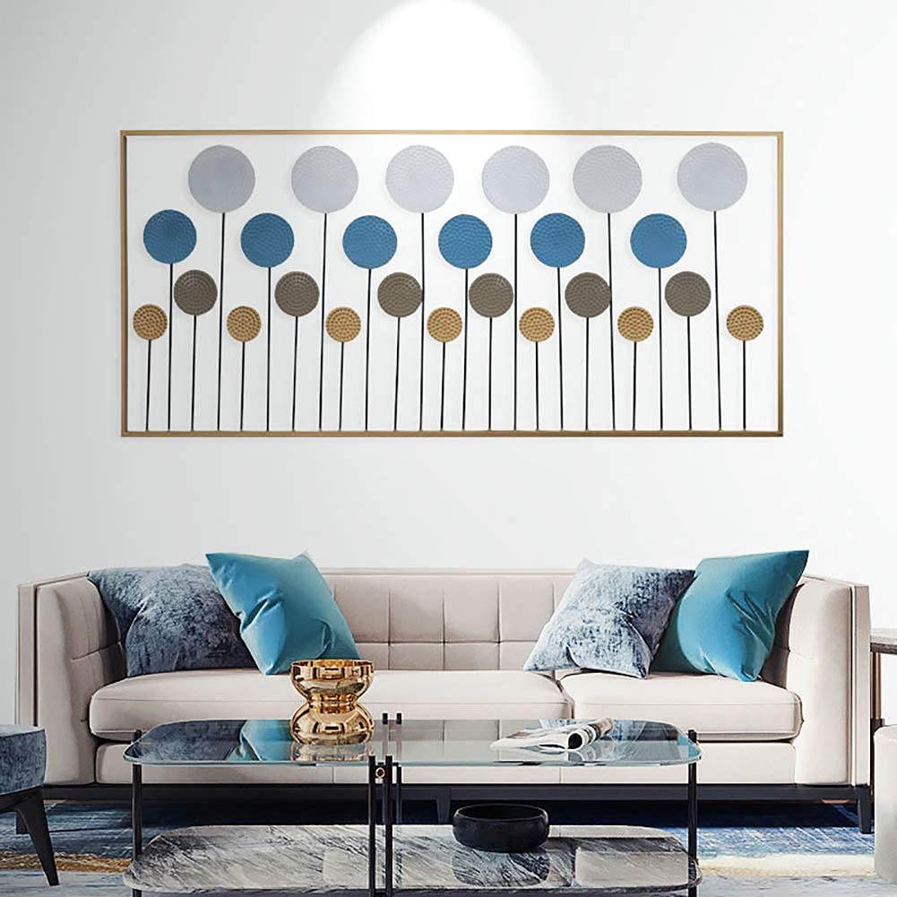 Forest Balloon Shaped Metal Wall Art Sculpture - Modern Metallic Home Decor for Living Room, Bedroom & Office - Unique Housewarming Gift (13x60cm) - Perfect for Rustic, Bohemian & Nature-Inspired Interior Design