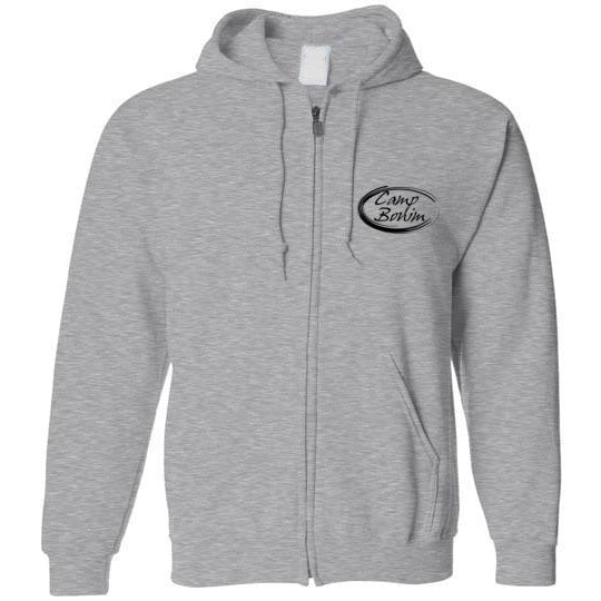 Bonim Zip Hoodie for Men & Women - Lightweight Fleece Pullover with Front Pockets - Perfect for Casual Wear, Gym, and Outdoor Activities