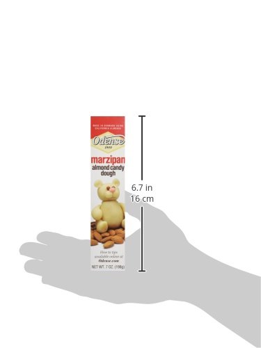 Premium Odense Marzipan - 7oz Almond Candy Dough for Baking & Decorating | Vegan Sweet Treat for Cakes, Pastries & Holiday Desserts