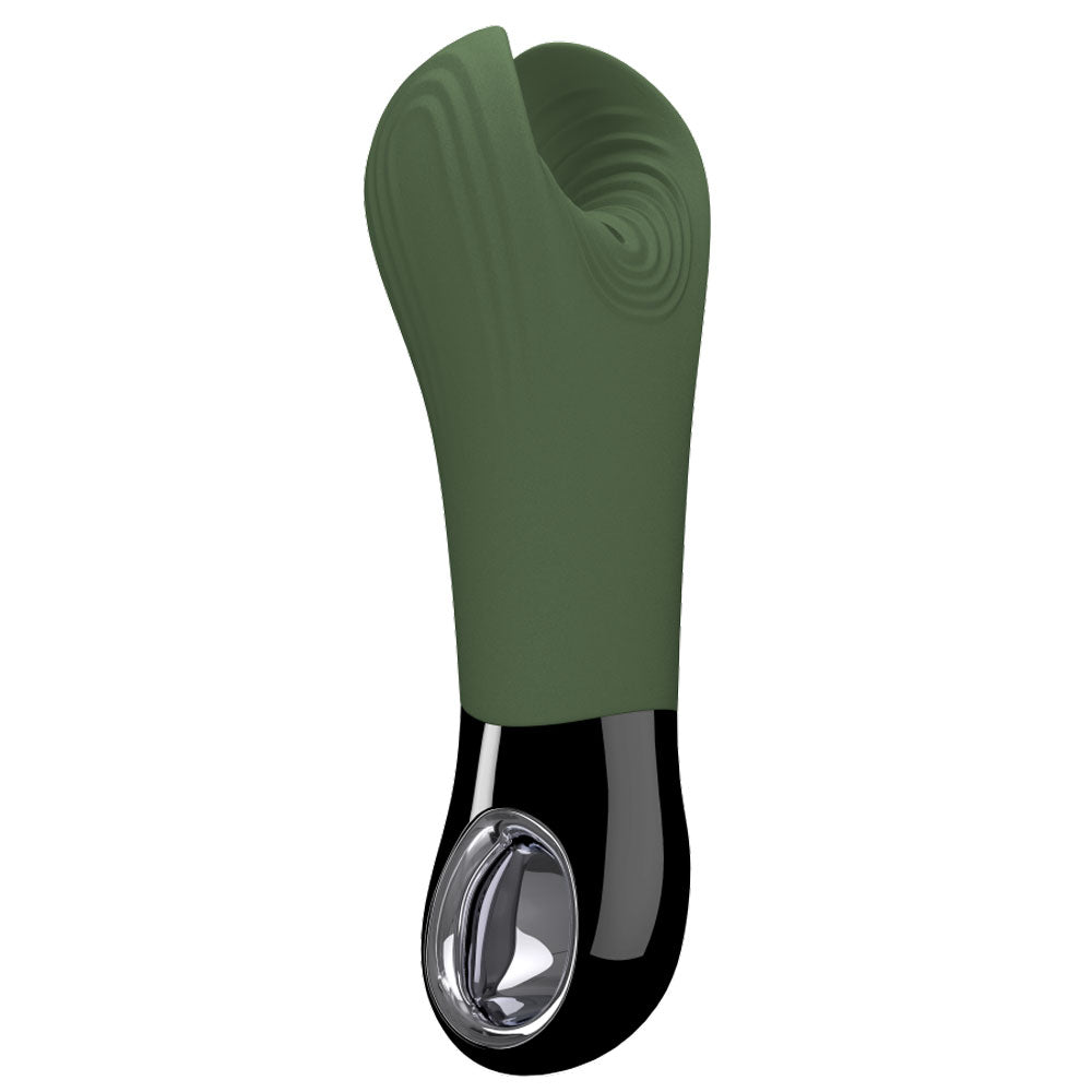 Fun Factory Manta - Rechargeable Vibrating Penis Stroker for Men - Waterproof & Body-Safe Silicone - Enhance Solo Play & Couples Intimacy - Perfect for Sensual Massage & Stimulation