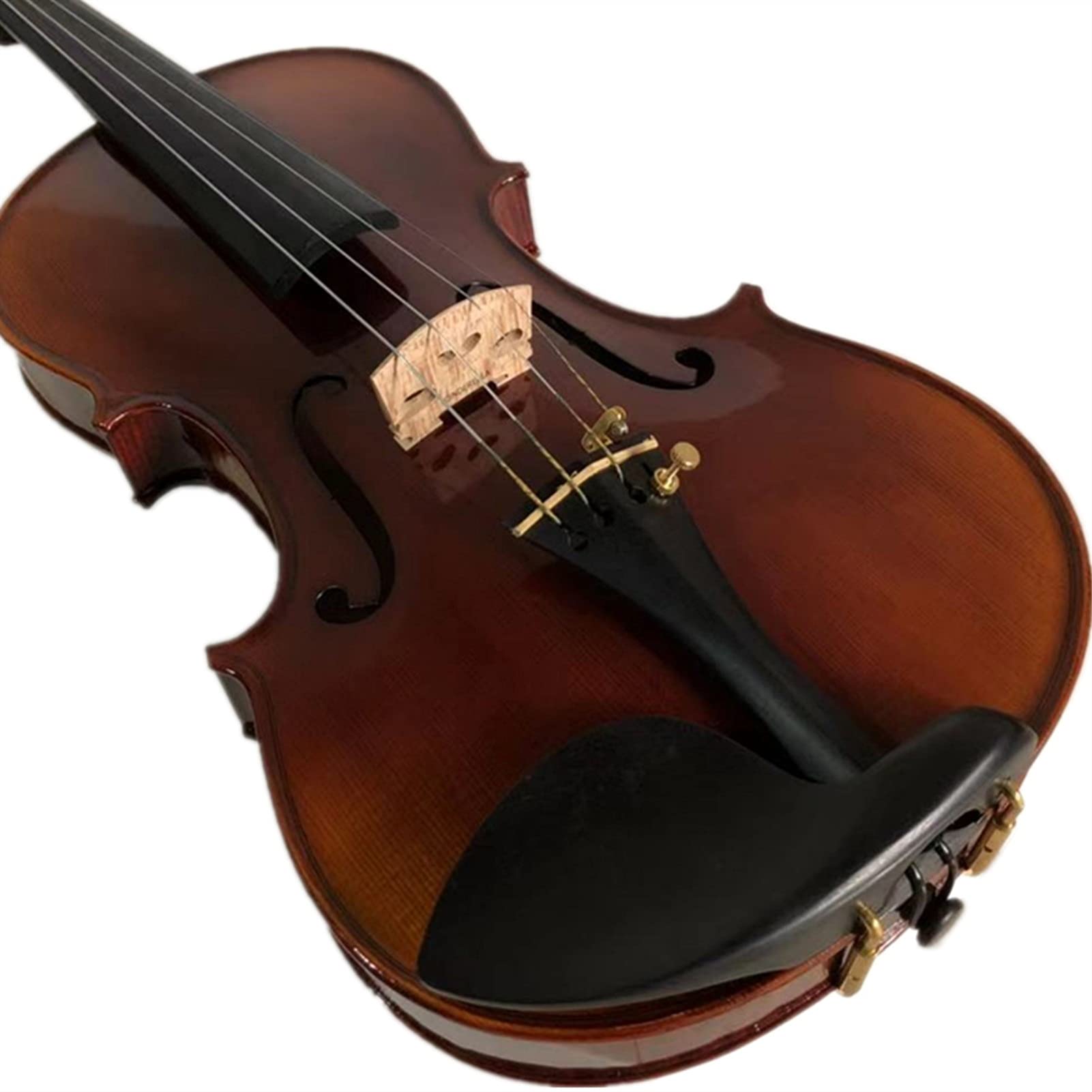 1/8 Size Brown Handcrafted Tiger Pattern Violin Cello Kit for Adults & Kids - Perfect for Beginners, Music Lessons & Home Practice