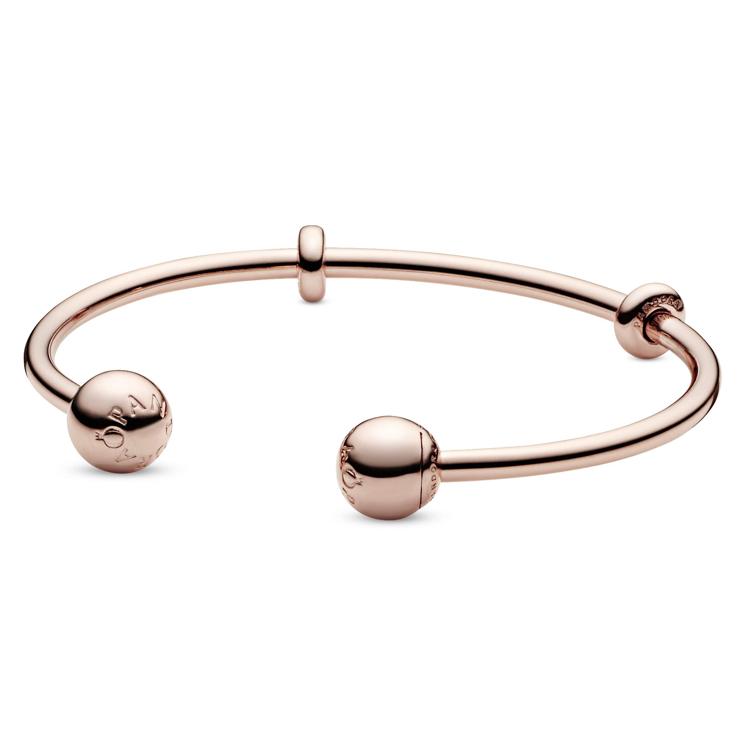 Pandora Rose Open Bangle Bracelet for Women - Elegant Adjustable Jewelry Gift for Anniversary, Birthday & Special Occasions