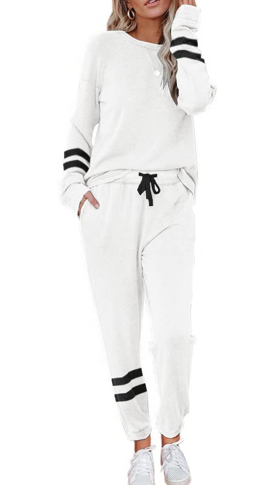 ETCYY Women's 2-Piece Lounge Sets - Soft Sweatsuits with Long Pants for Yoga, Workout & Home Relaxation | Comfortable Loungewear & Athletic Tracksuit Outfits