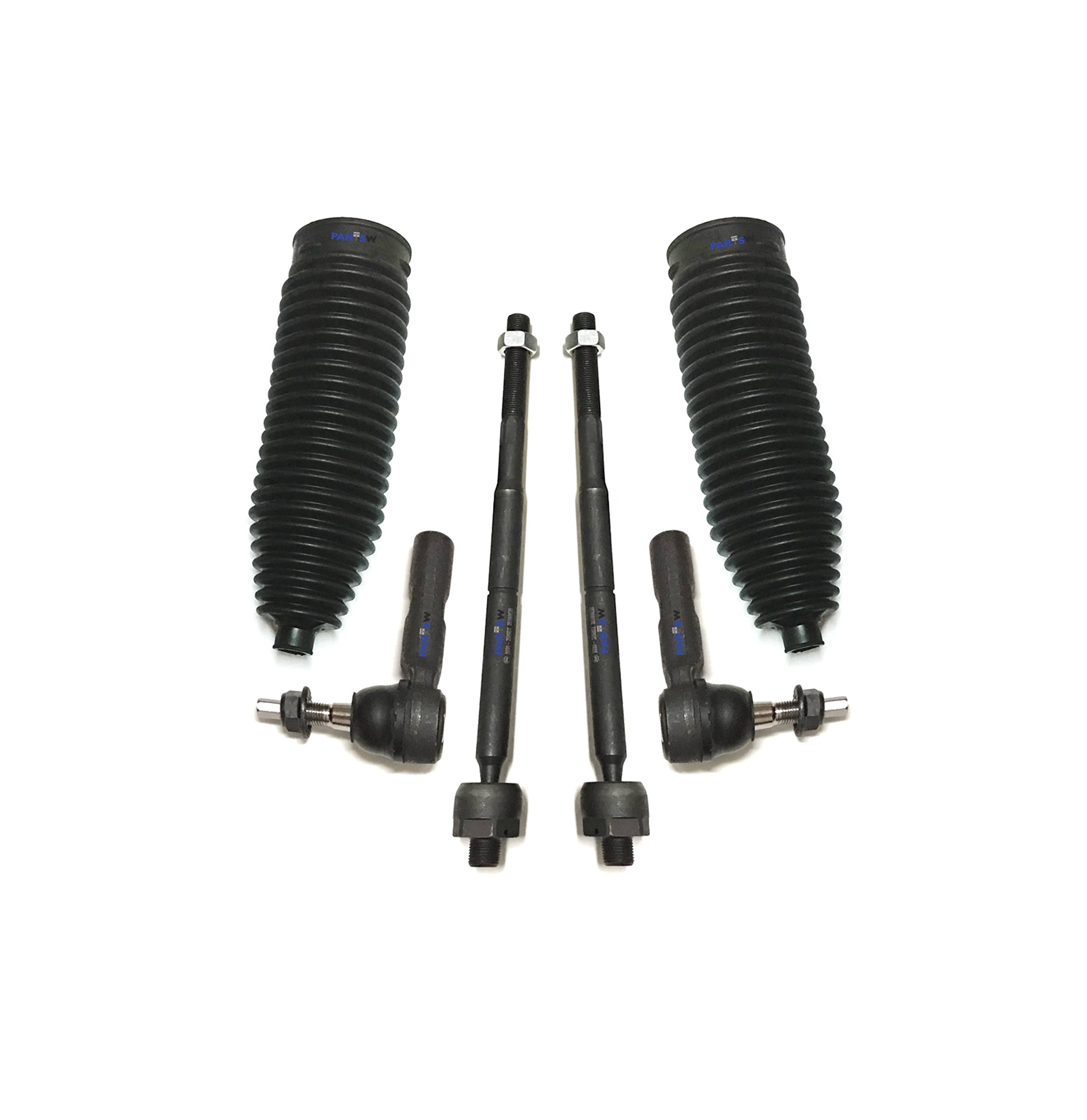 14-Piece Suspension Kit for Chrysler 300 Dodge Charger Challenger Magnum - Upper & Lower Control Arms with Ball Joints, Sway Bars, Rack & Pinion Bellows, Inner & Outer Tie Rod Ends - Complete Suspension System Replacement for Smoother Ride & Better Handling