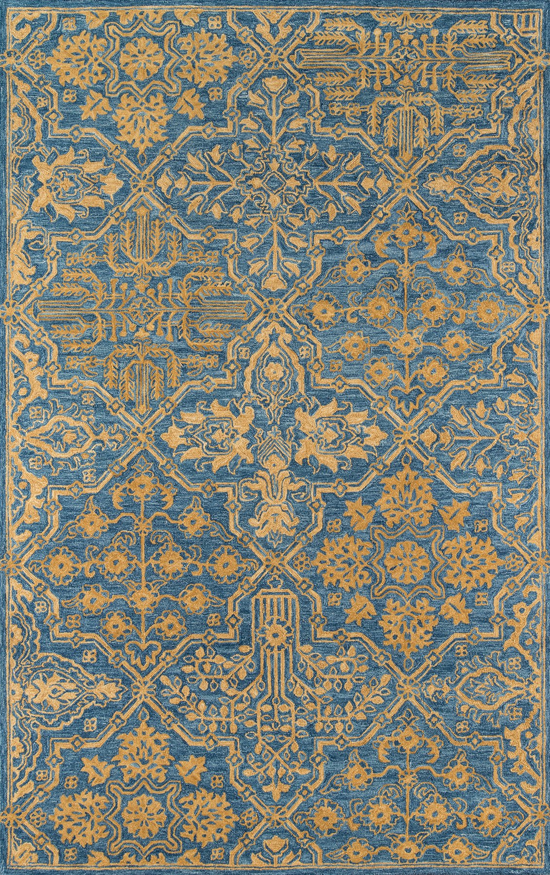 Samanna Wool Hand Tufted Area Rug 2' x 3' - Soft & Durable Non-Slip Living Room Rug - Perfect for Bedroom, Nursery, or Office Decor