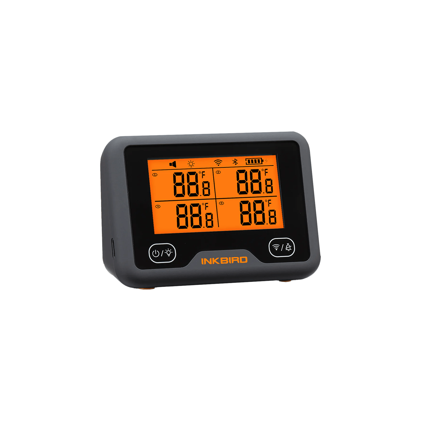 iBBQ 4BW Wireless Smart Meat Thermometer with WiFi & Bluetooth - Perfect for Grilling, Smoking, and BBQ Cooking at Home or Outdoor