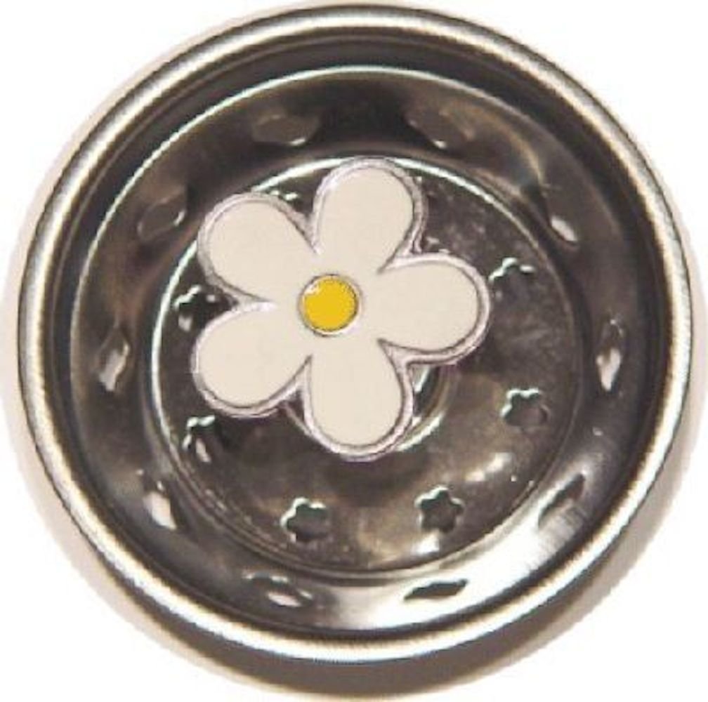 Billy-Joe 7128 Enamel Daisy Kitchen Strainer - Durable Colander for Pasta, Vegetables & Fruits - Perfect for Cooking, Baking & Meal Prep