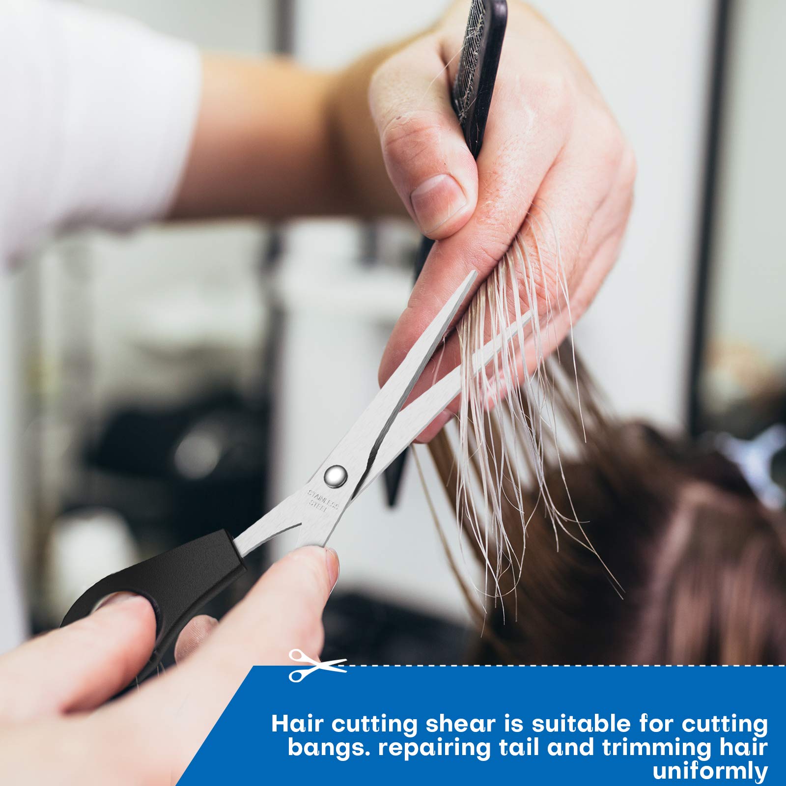 Professional Hair Scissors Set - Stainless Steel Barber Shears for Hairdressers, Pet Grooming & Home Use | Perfect for Salon Styling, DIY Haircuts & Animal Trimming